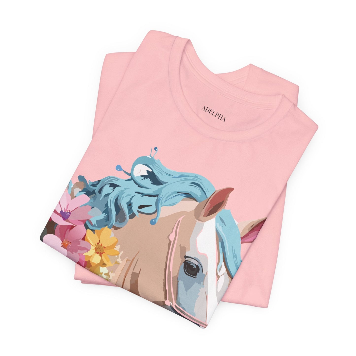 Horse Graphic Unisex 100 Cotton Vintage Animal Art T-Shirt 17