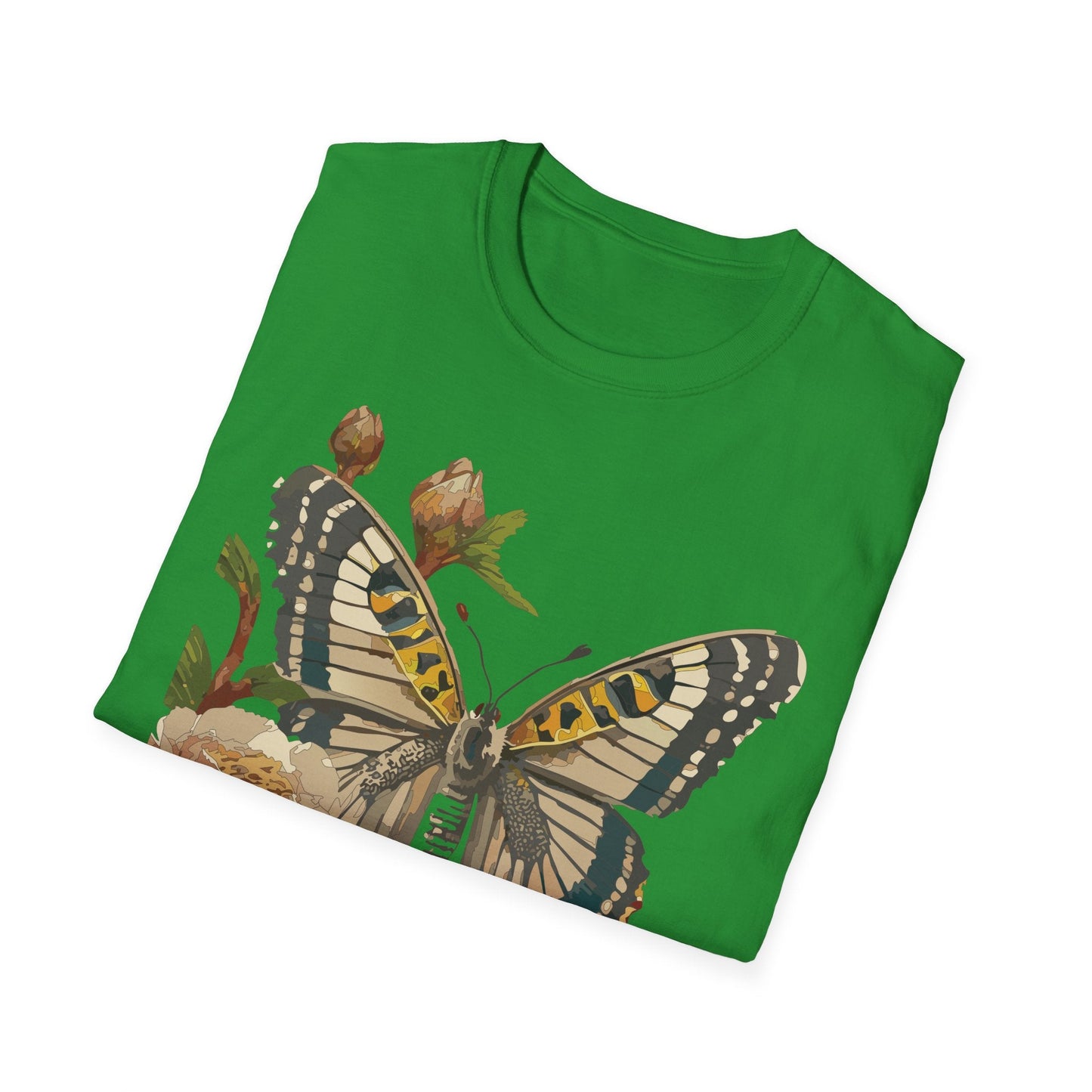 Butterfly Shirt Unisex T Shirt Monarch Butterfly Gildan Softstyle 64000 Cotton Tee