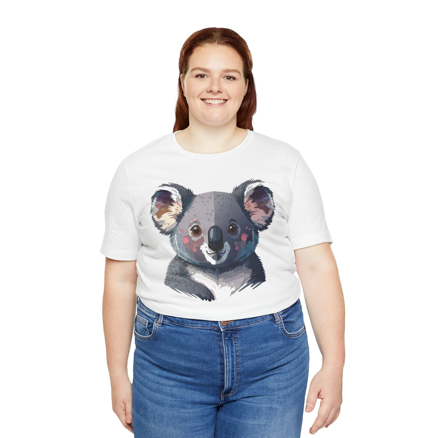 Unisex Animal Shirt With Animal Art Design Tee Wild Animals Short Sleeve Jersey Cotton