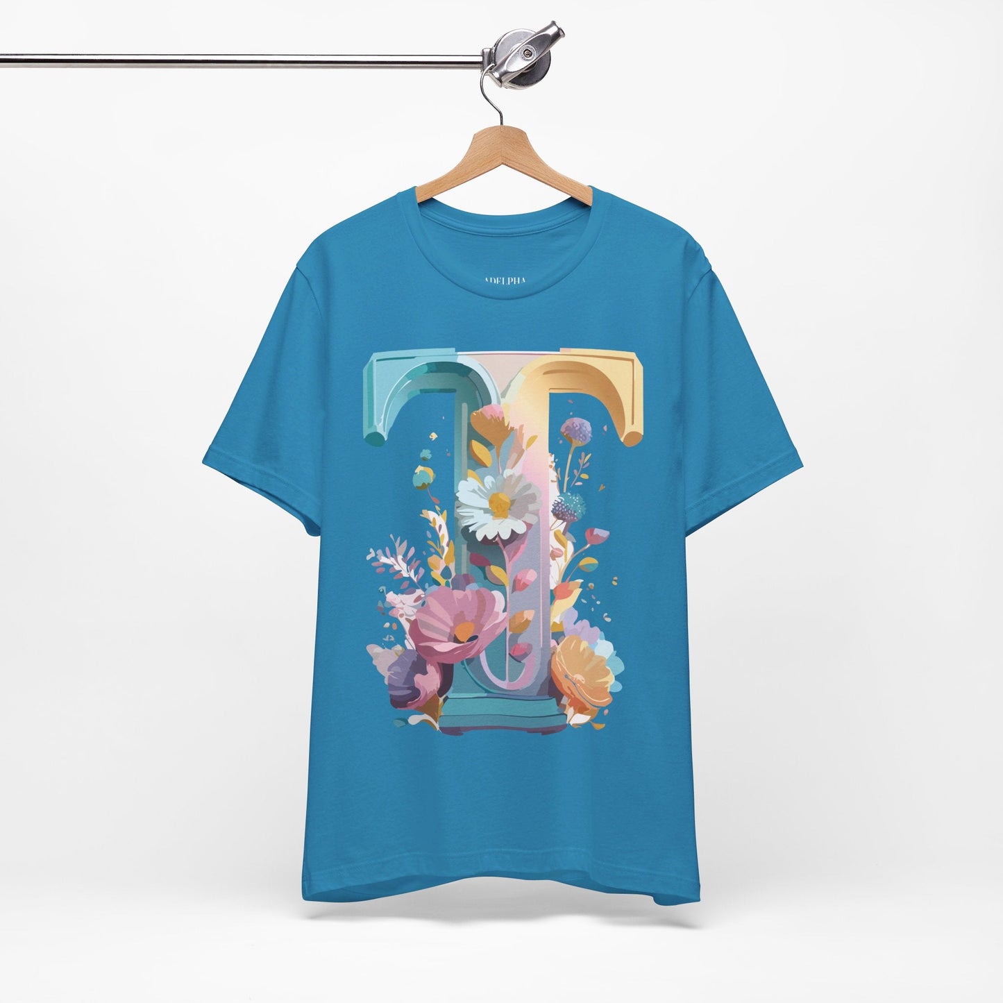 Unisex Graphic T Shirt Letter Shirt Adelpha Vintage Inspired Art Tee Short Sleeve