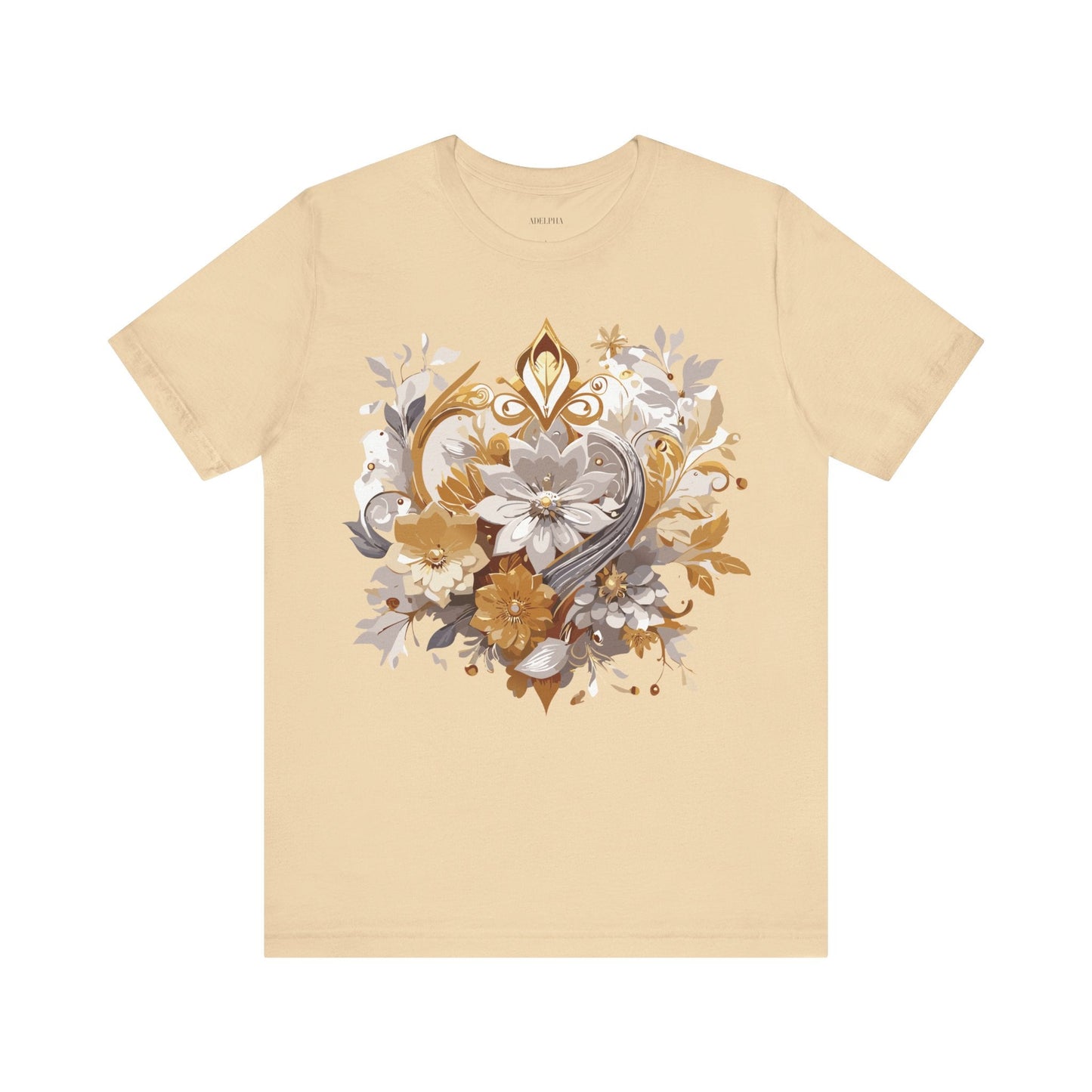Adelpha Vintage Inspired Unisex Graphic Tee Short Sleeve Jersey Art Design Premium Casual Wear