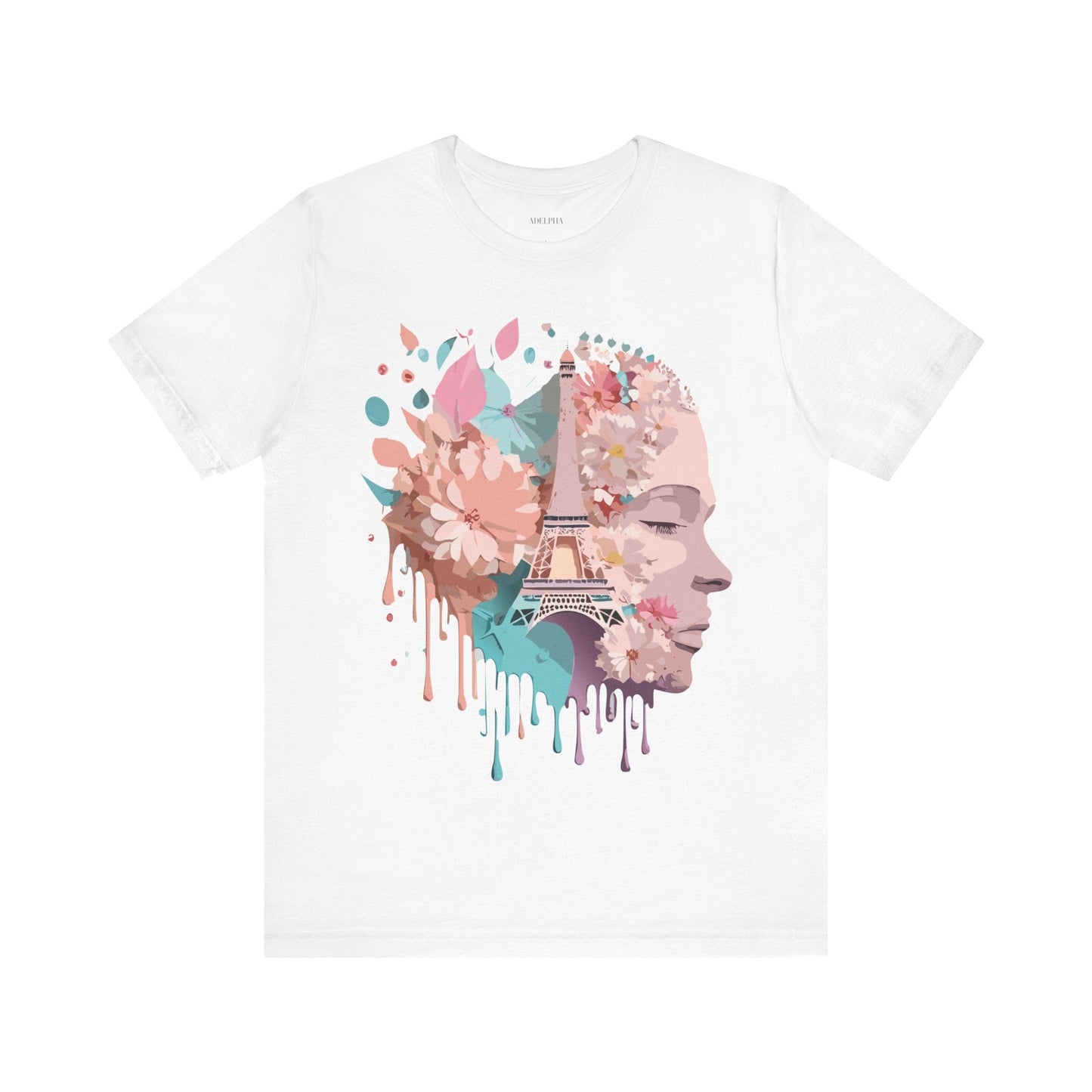 Paris Tourist Shirt Unisex Graphic Tee Featuring Adelpha Vintage Art Design Premium Comfort
