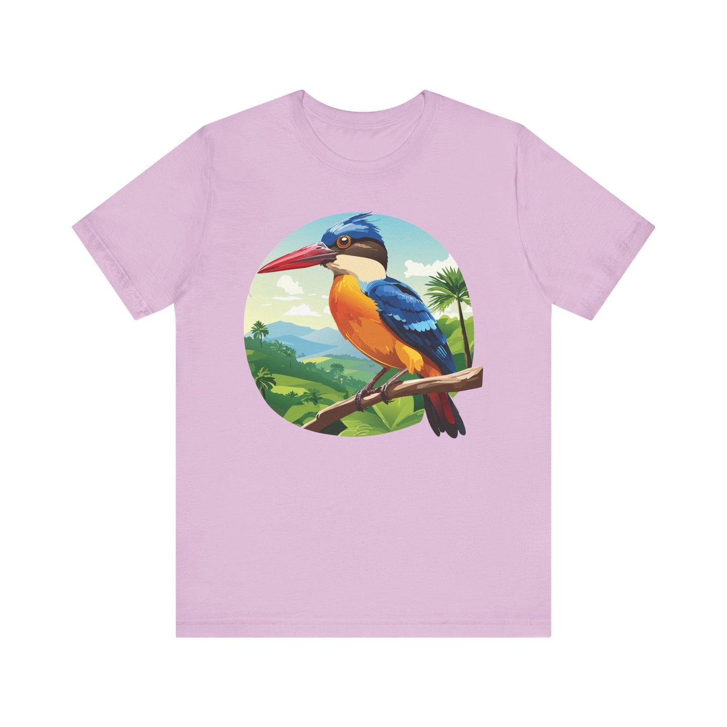 Unisex Animal Shirt With Art Design Featuring Wild Animals Jersey Short Sleeve Tee