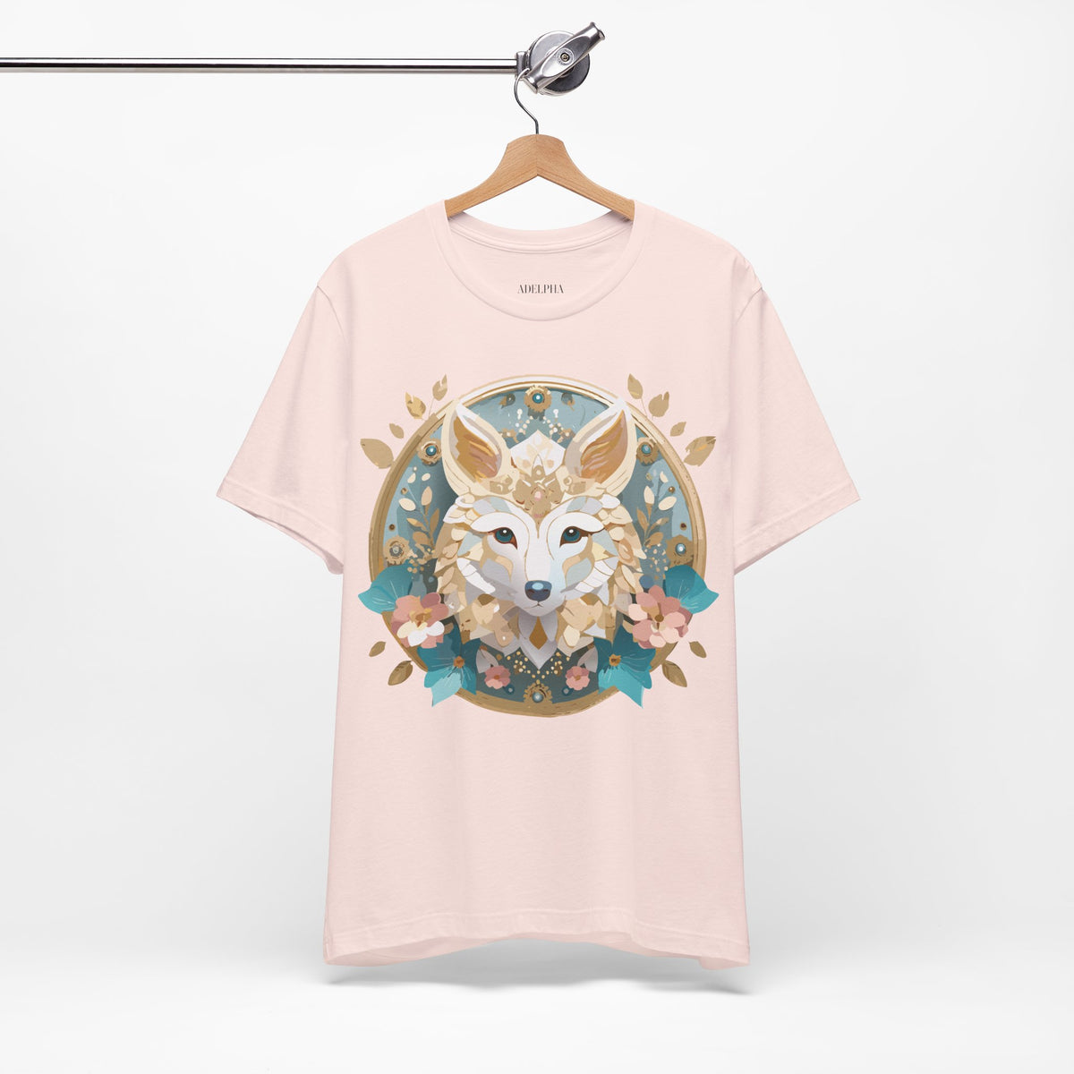 Medallion Graphic Unisex Cotton Bella+Canvas Tee with Art Design d29