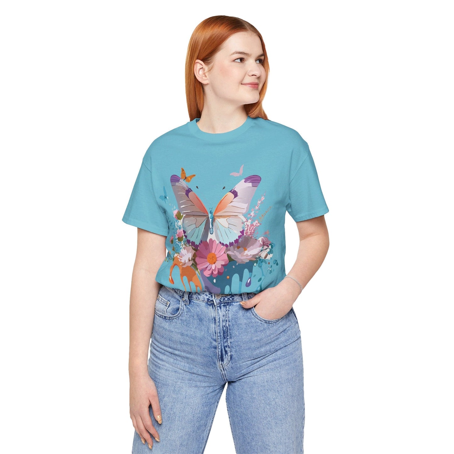 Butterfly Graphic Tee Adelpha Vintage Inspired Unisex Short Sleeve Shirt