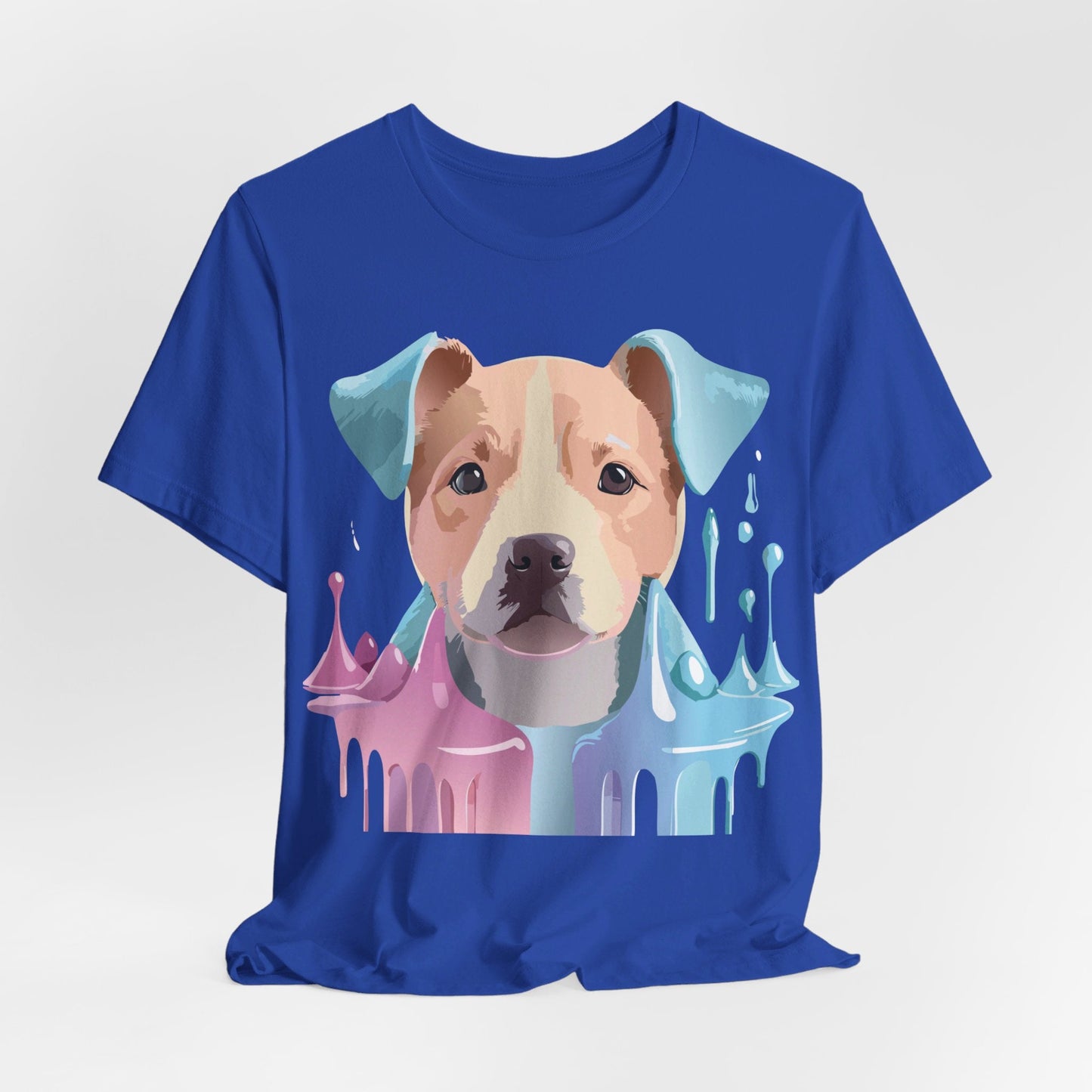 Unisex Dog Graphic Tee With Vintage Inspired Artwork By Adelpha Short Sleeve Shirt