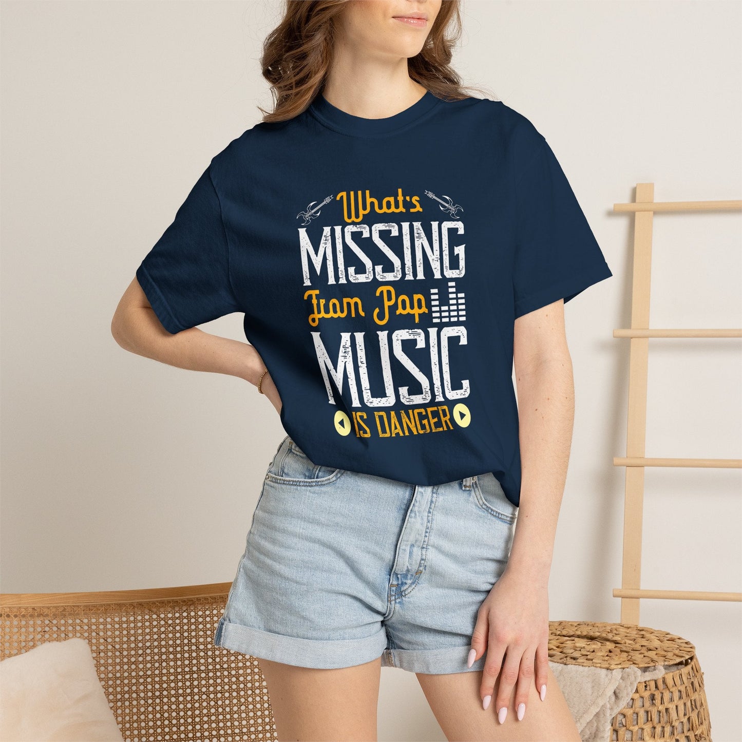 Music Graphic Design Unisex Cotton T-shirt m48
