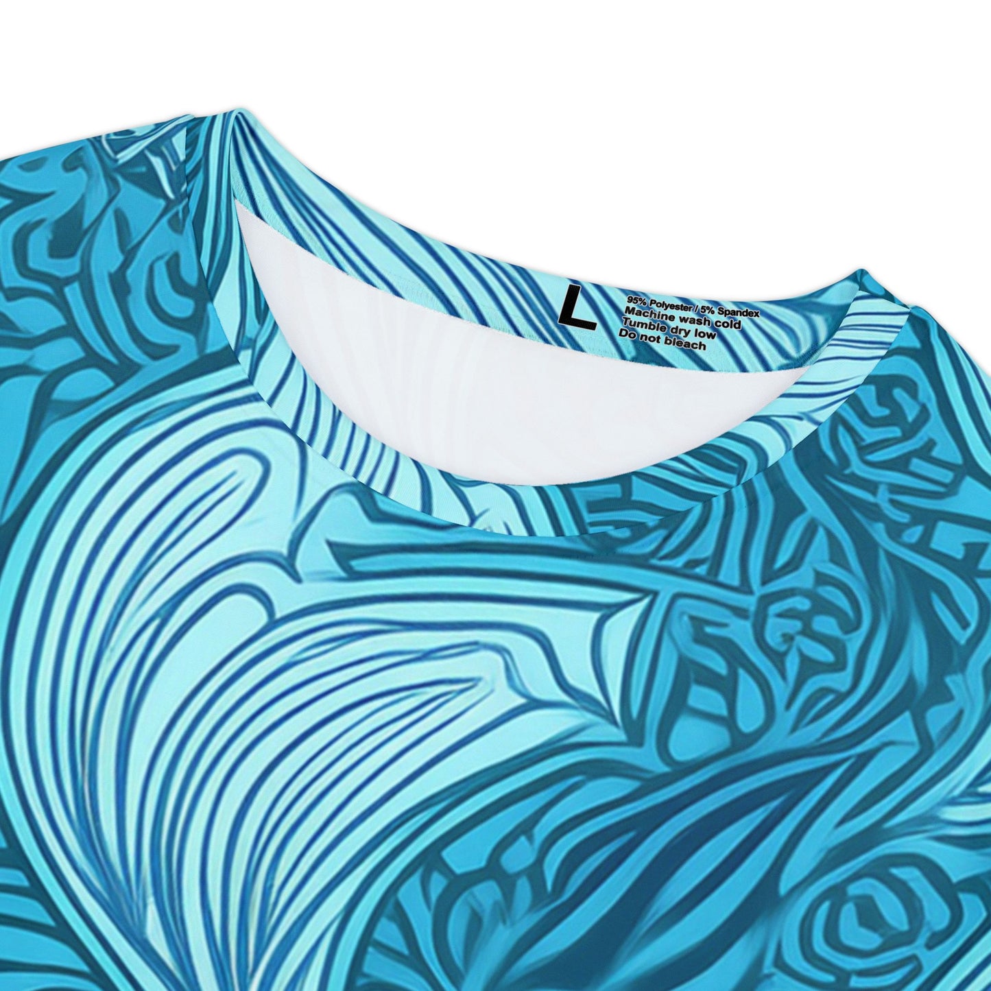 抽像印花襯衫，帶有抽象圖案的襯衫