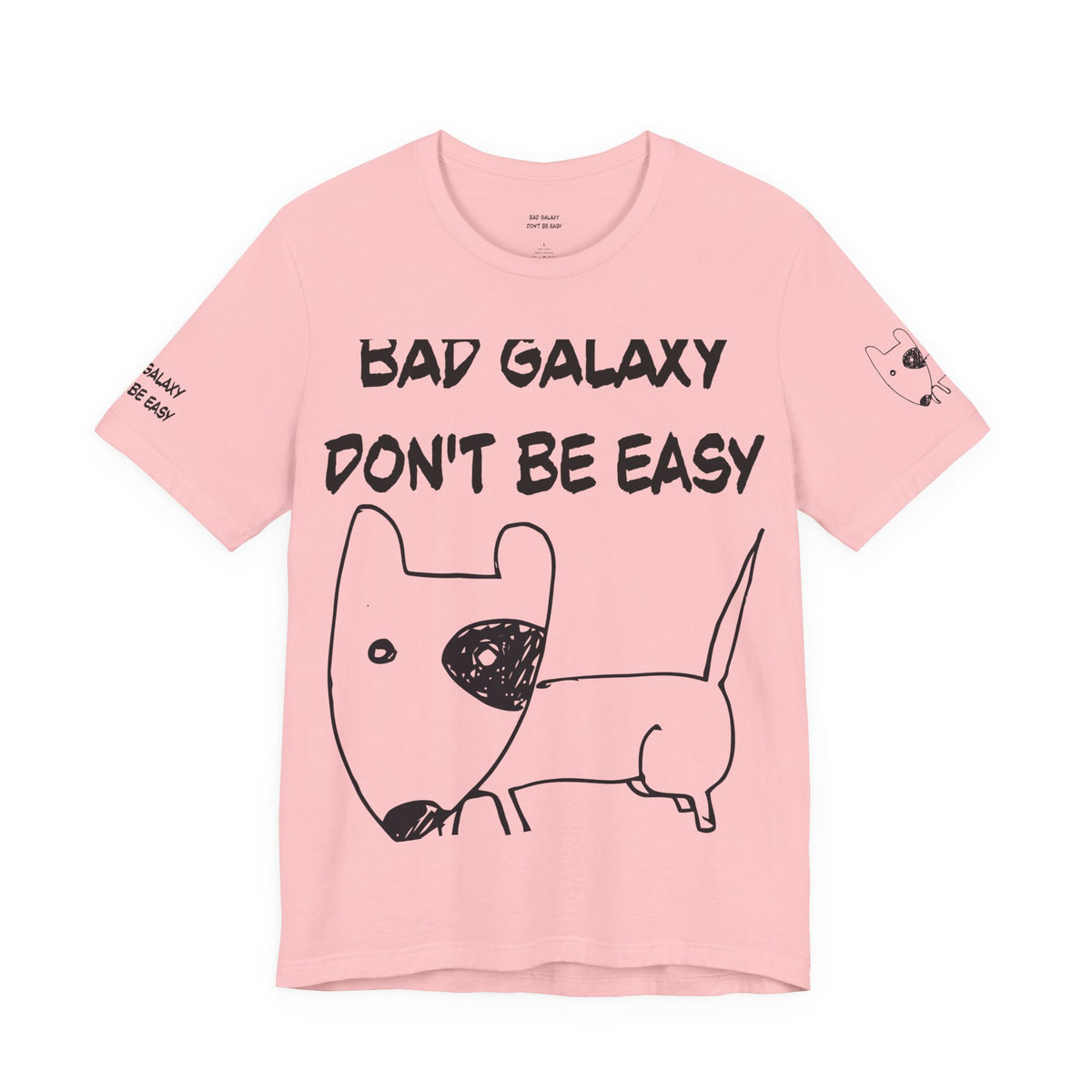 Funny Dog Graphic Unisex Cotton Bella+Canvas Tee with Art Design b89