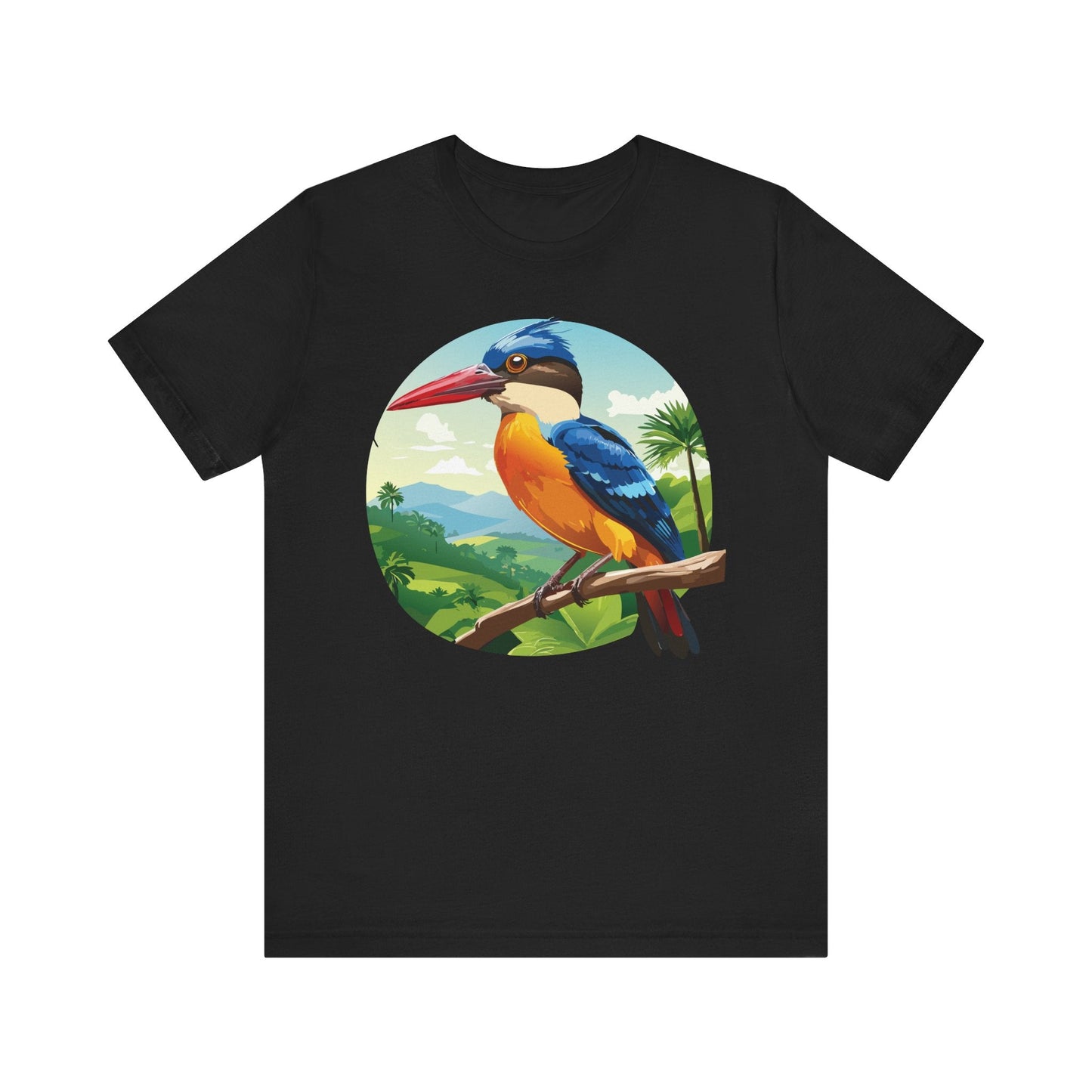 Unisex Animal Shirt With Art Design Featuring Wild Animals Jersey Short Sleeve Tee