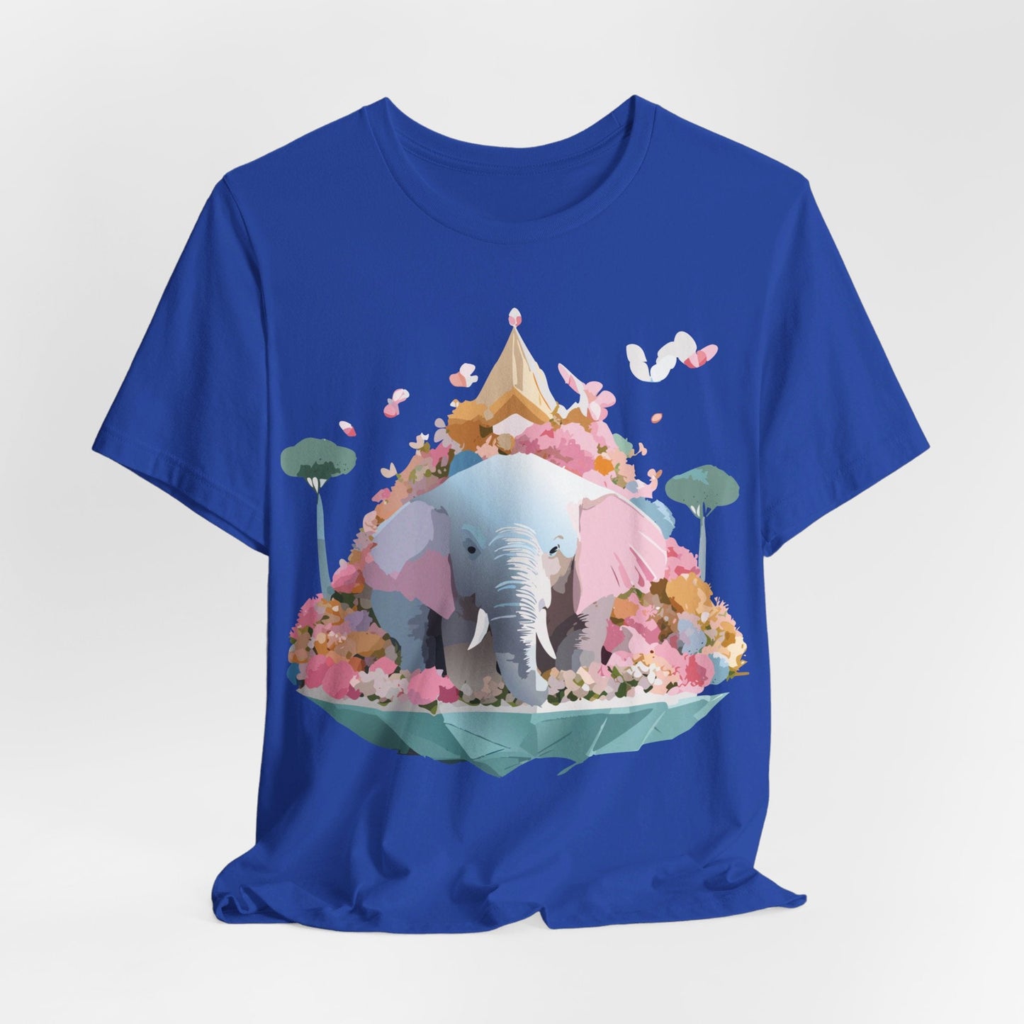 Elephant Graphic Unisex 100 Cotton Jersey Vintage Art Design Tee 18