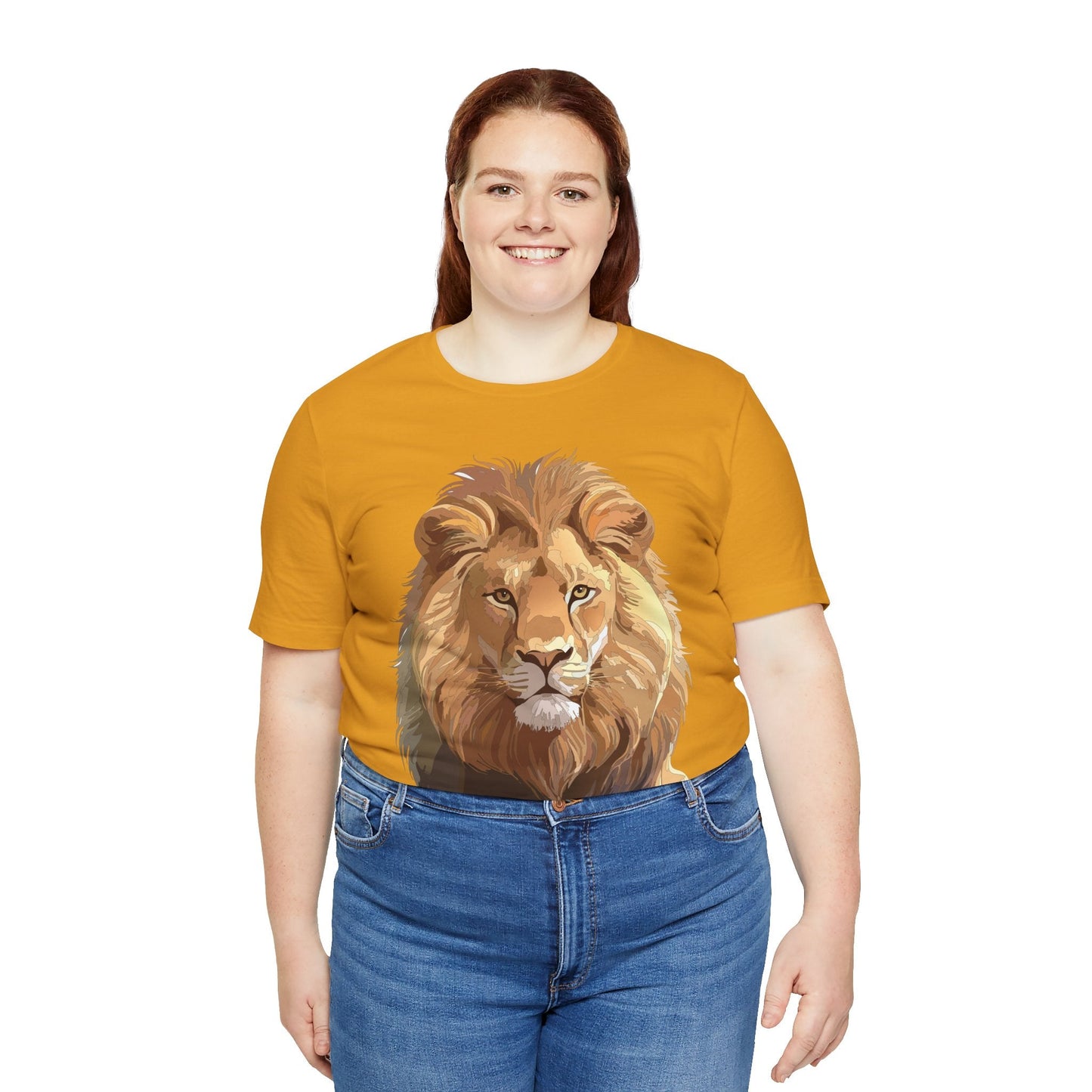 Unisex Animal Art Tee Shirt With Wild Animals Design Gildan 64000 Softstyle Cotton