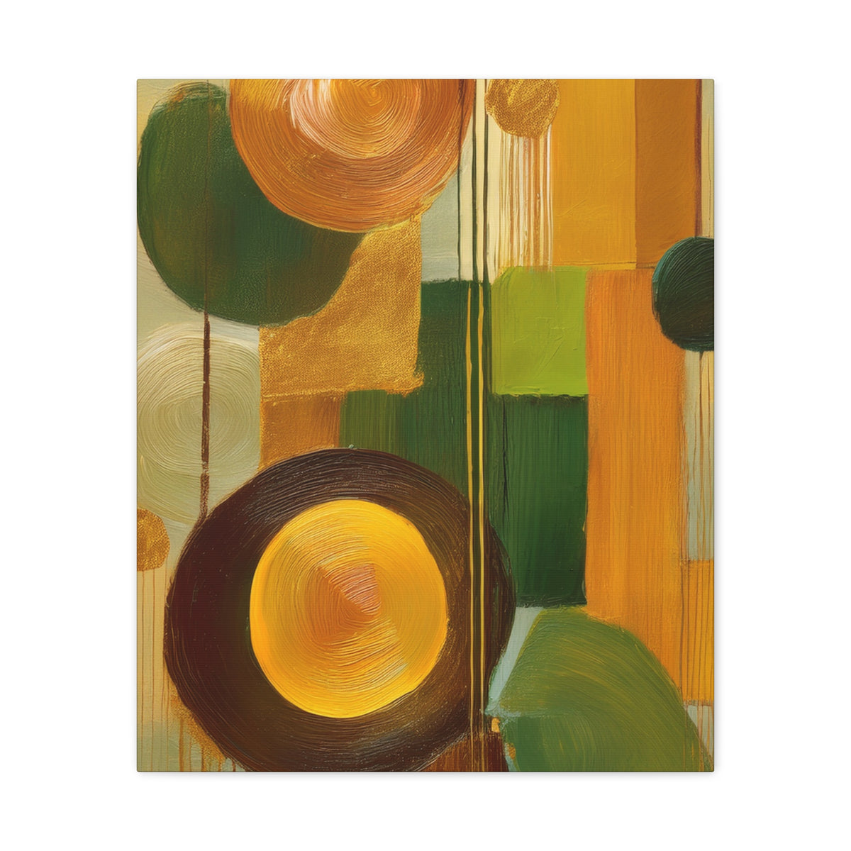 Abstract Geometric Painting Print Canvas 20x24,20x30,24x30 24x32,24x36,30x40 32x48,36x48,40x60 Pine-Wood Inner Frame ABS-58