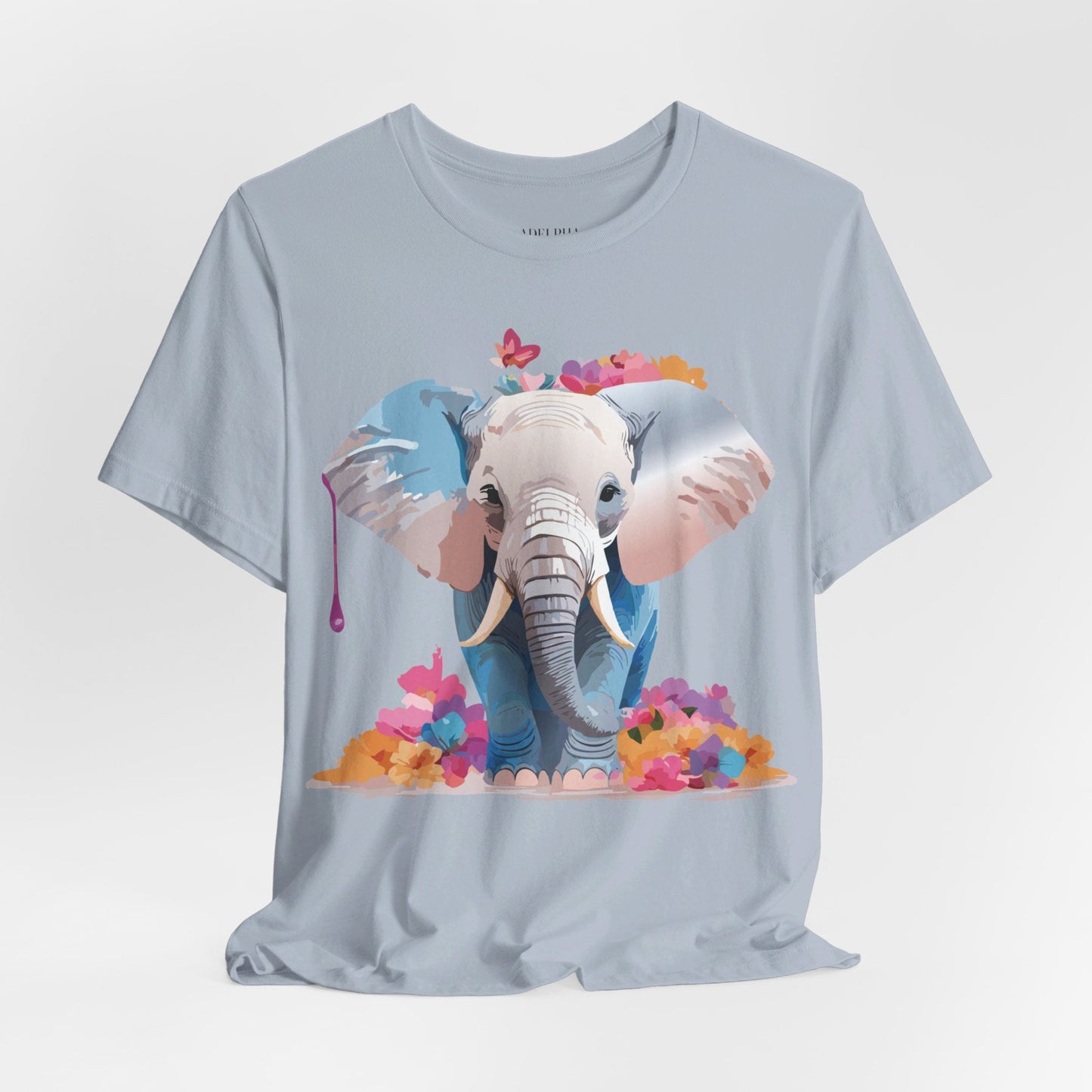 Elephant Graphic Tee From Adelpha Unisex Vintage Inspired Art Design Tee Shirt For Everyday Wear