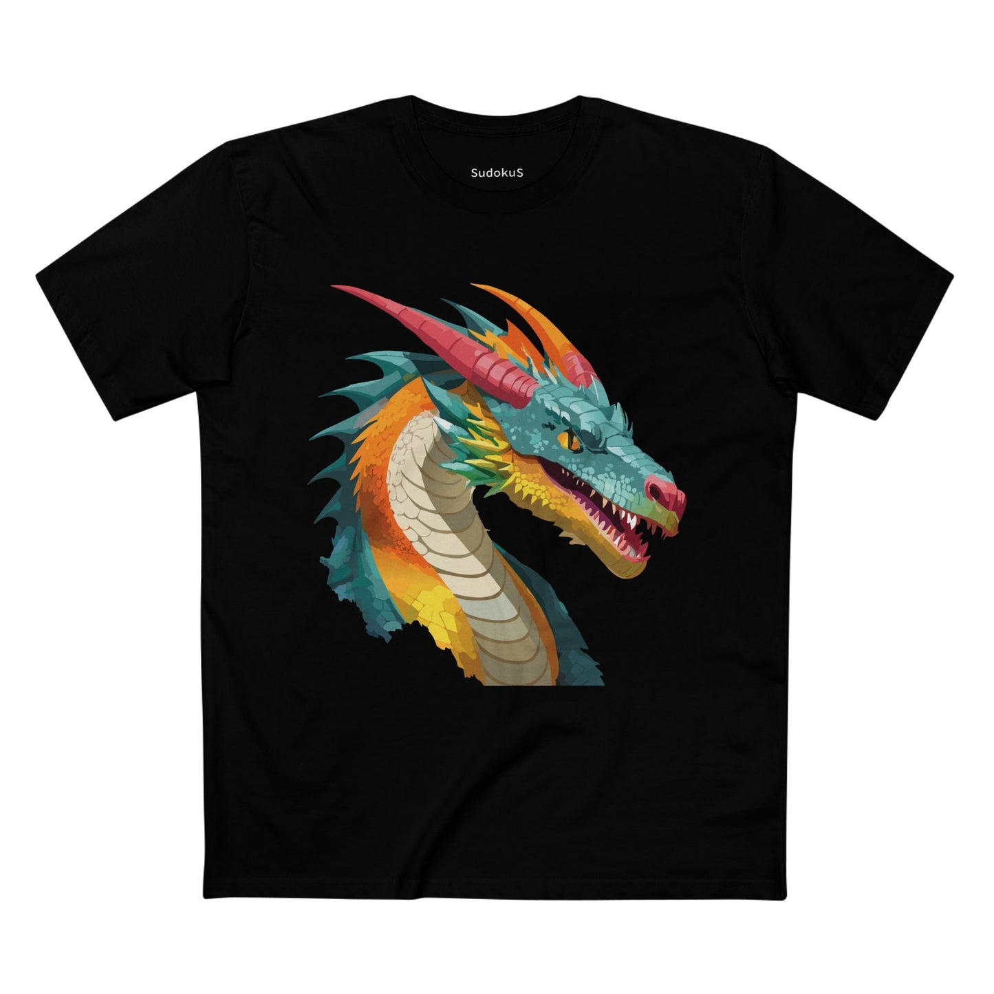 Dragon Graphic Unisex 100 Cotton Staple Tee 11