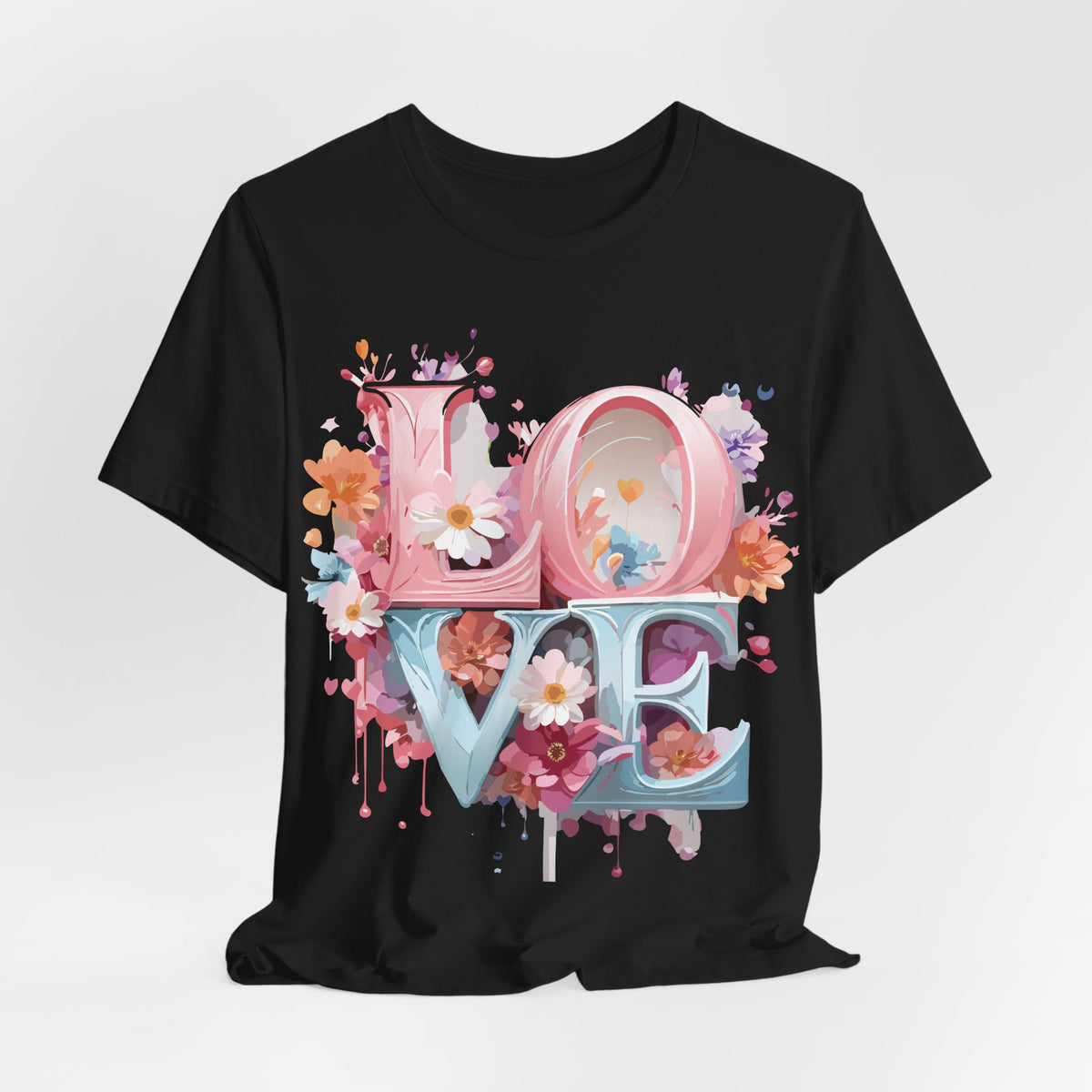 Valentine's Day  Graphic Unisex Cotton Bella+Canvas Tee with Art Design n205