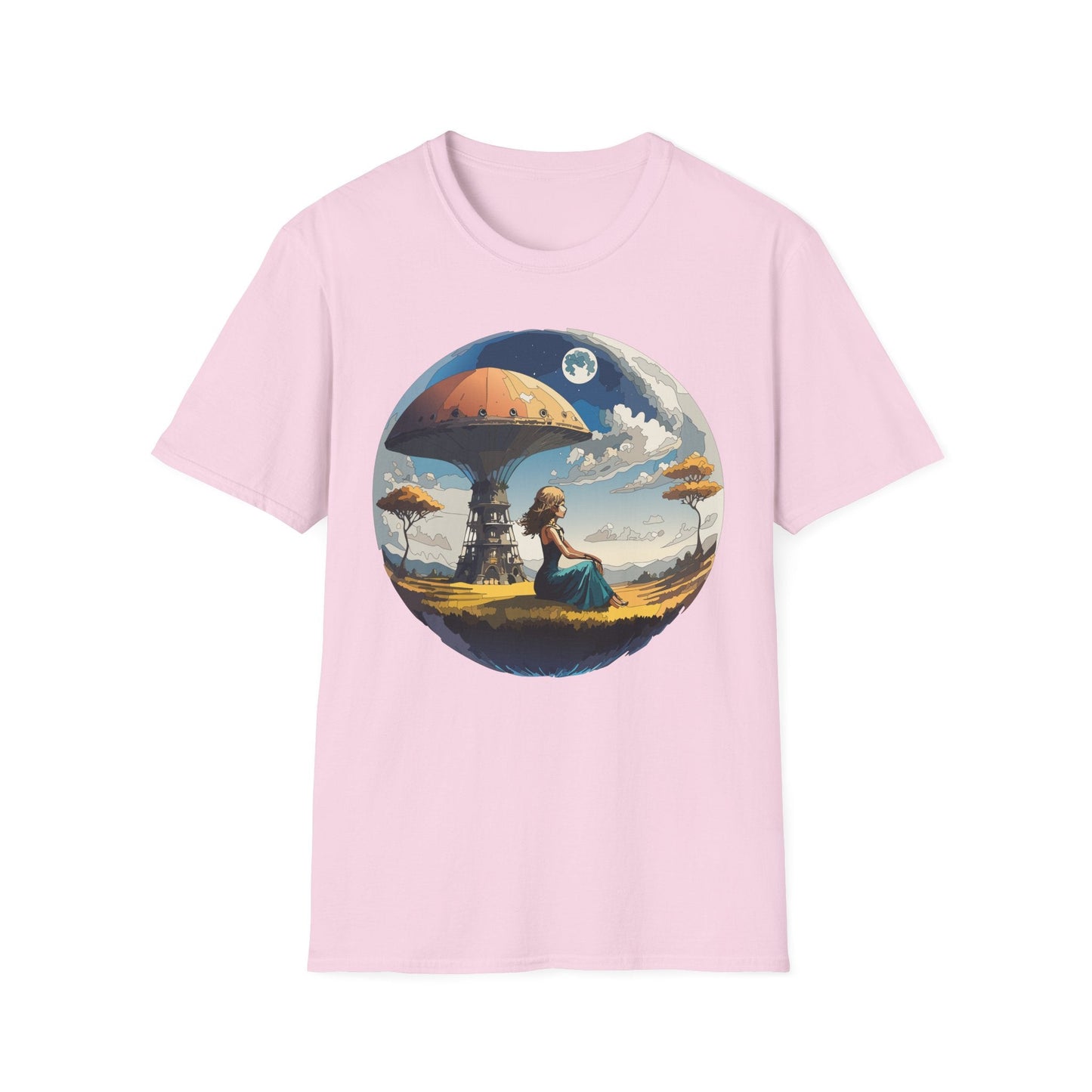 Womens Graphic T Shirts Art Design Shirt Softstyle Short Sleeve Cotton Tee Premium Quality