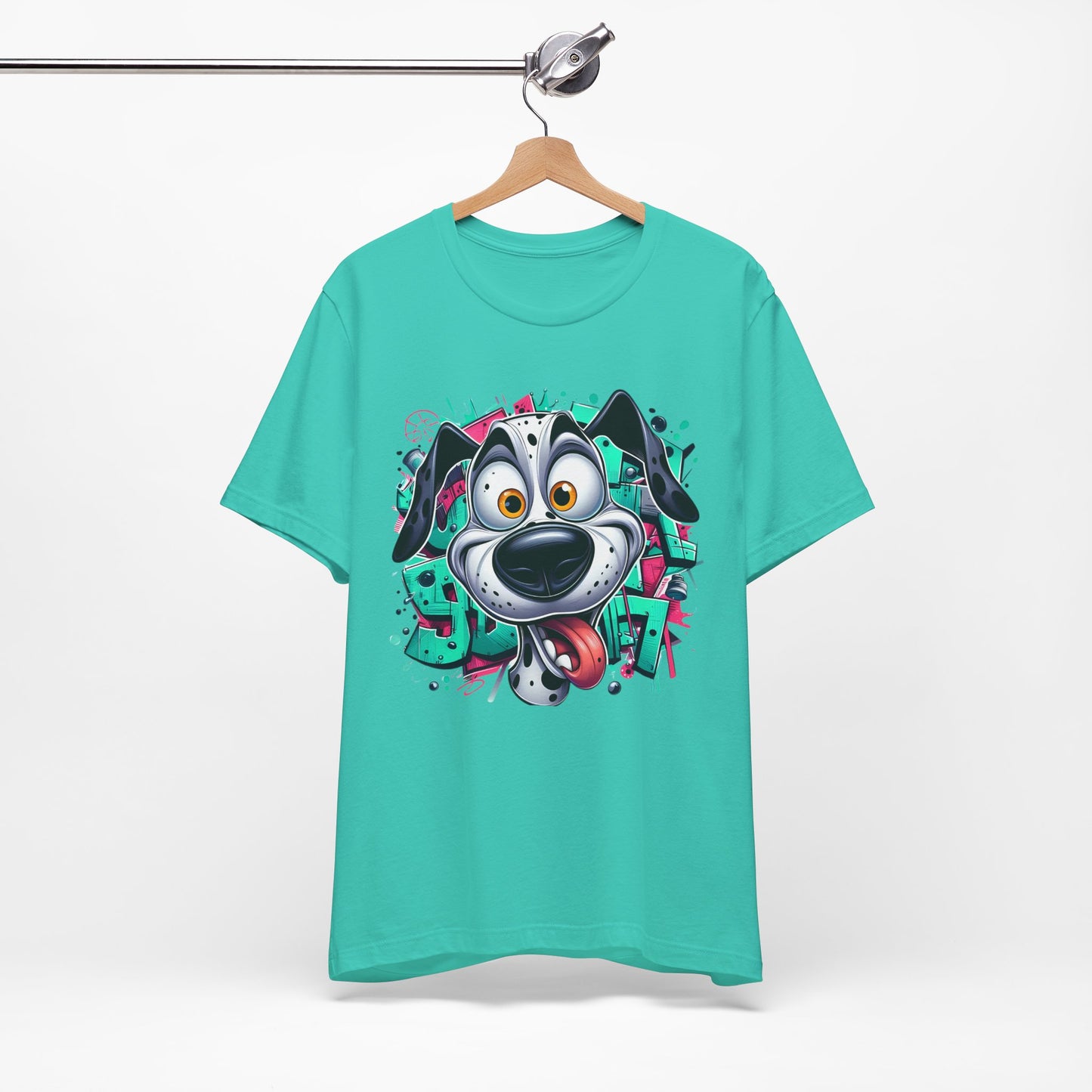 Viki Animal Tees, Dog Tee Shirt, Funny Dog T-Shirt, Art Design Top, Funny Animal T-Shirt, Graphic Tee