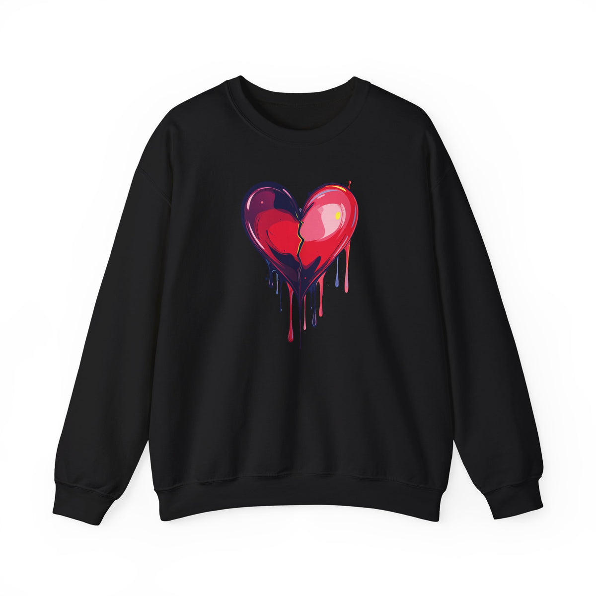 Big Red Heart Sweatshirt, Love Sweatshirt, Valentine's Day Sweatshirt, Heart Sweatshirt 118