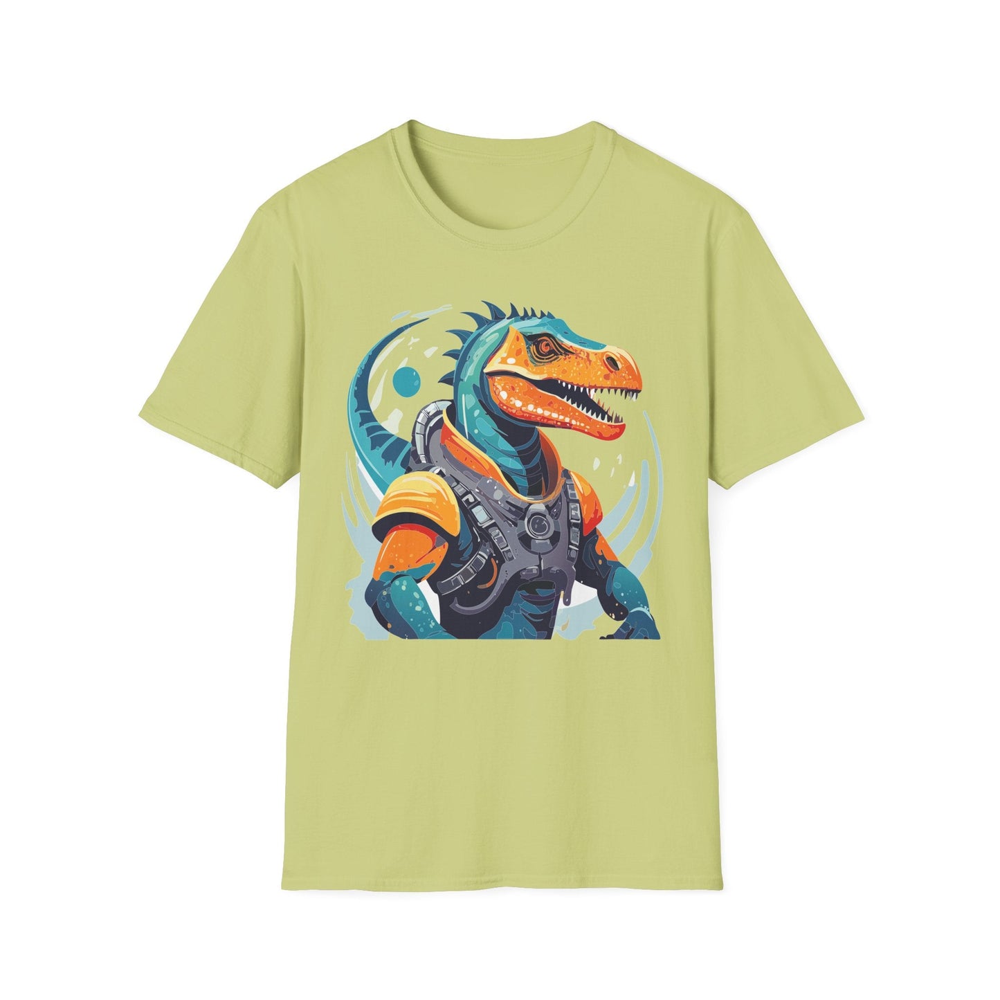 Alien Graphic Unisex Cotton Softstyle UFO Artwork Tee 10