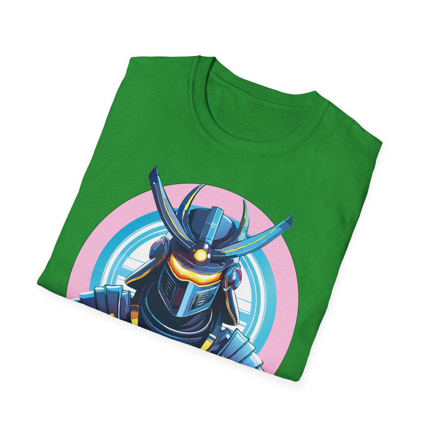 Samurai Shirt Unisex Gildan Softstyle 64000 Tee 100 Percent Ring Spun Cotton Breathable Lightweight
