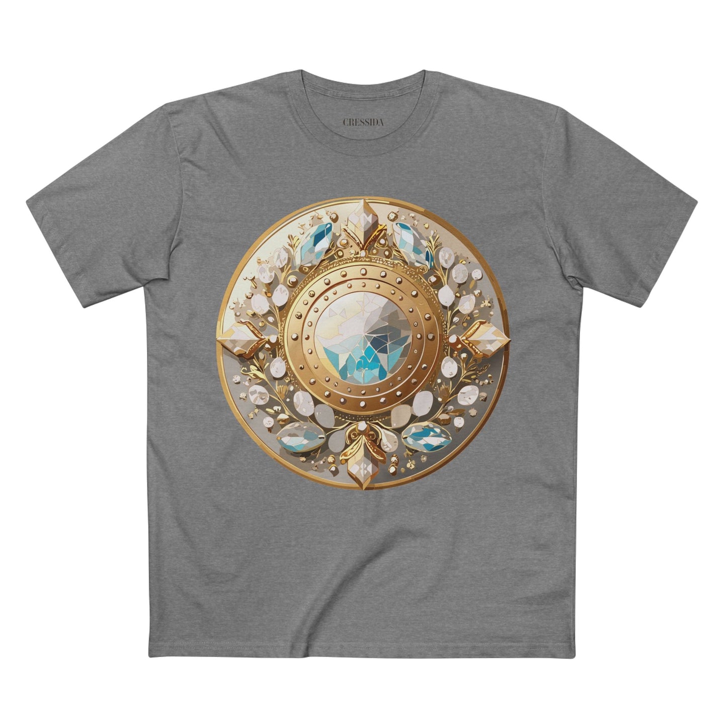 Medallion Graphic T-Shirt Unisex 100 Cotton With Gold Art Design Medal Tee 19