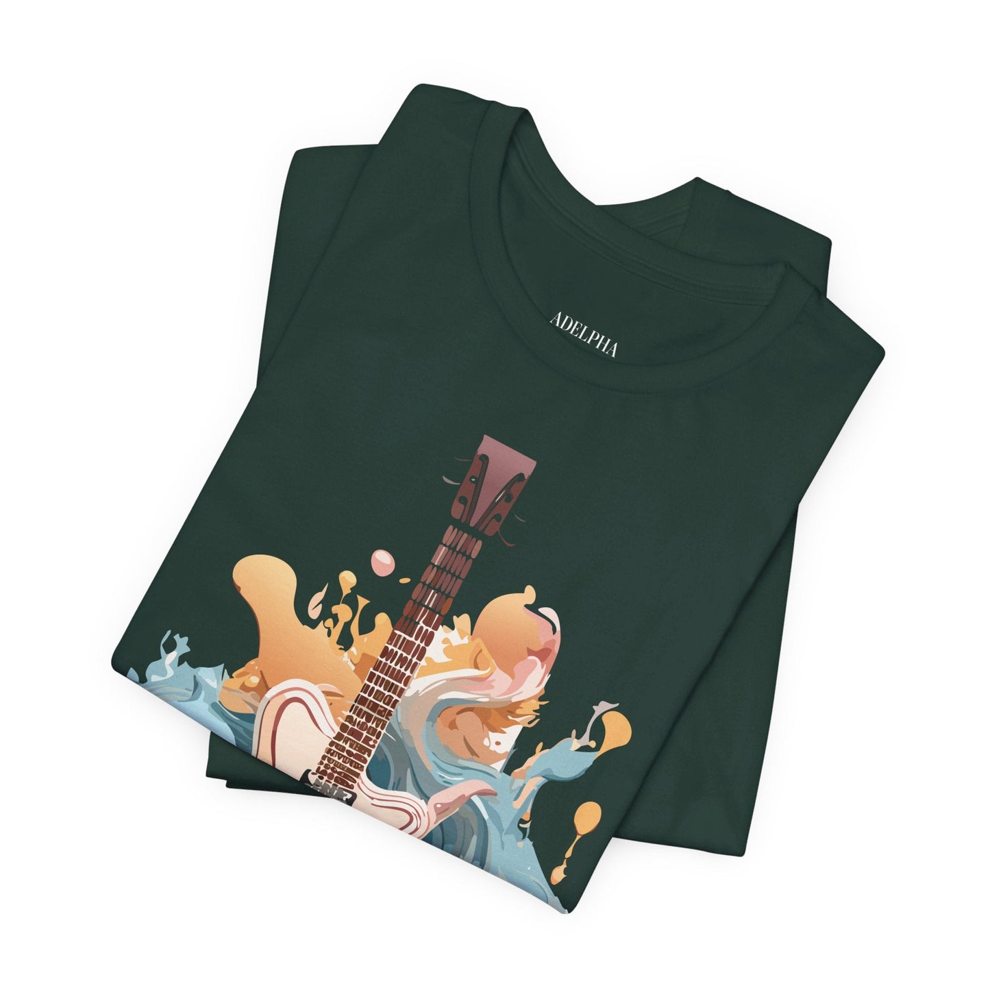 Adelpha Vintage Inspired Graphic Tee Unisex Jersey Short Sleeve Music Design Collectible