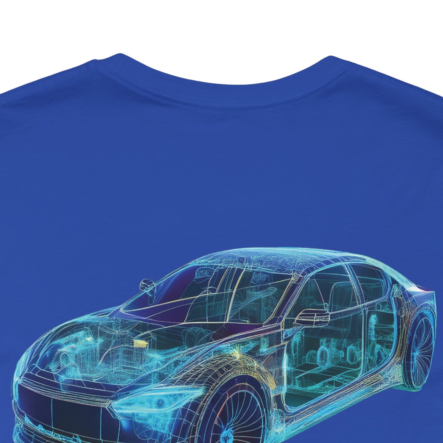 Car Graphic Tee Shirt For Auto Lovers 100 Percent Cotton Made In USA Eco Friendly Ink