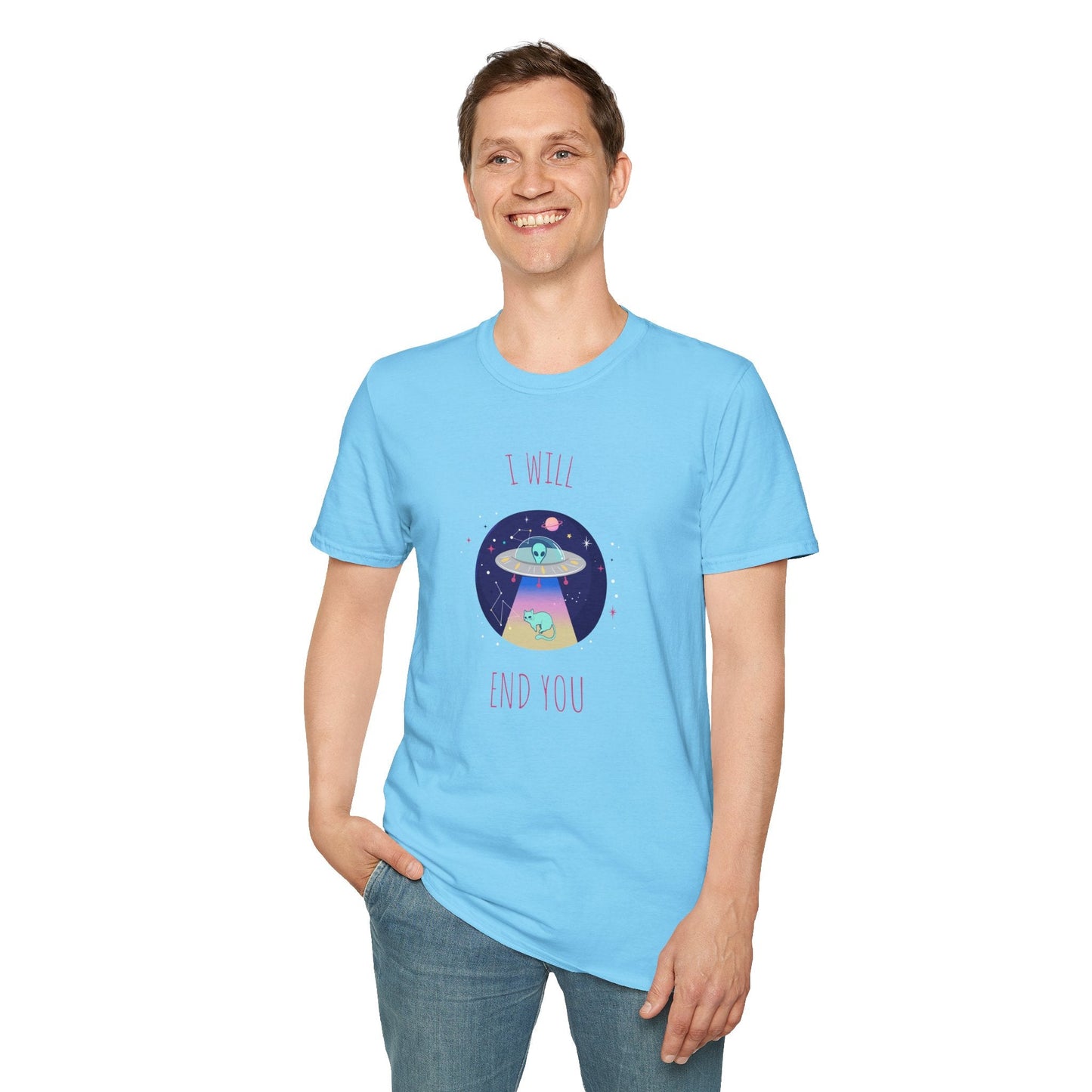 Funny T Shirts UFO Tees Funny Aliens Shirt