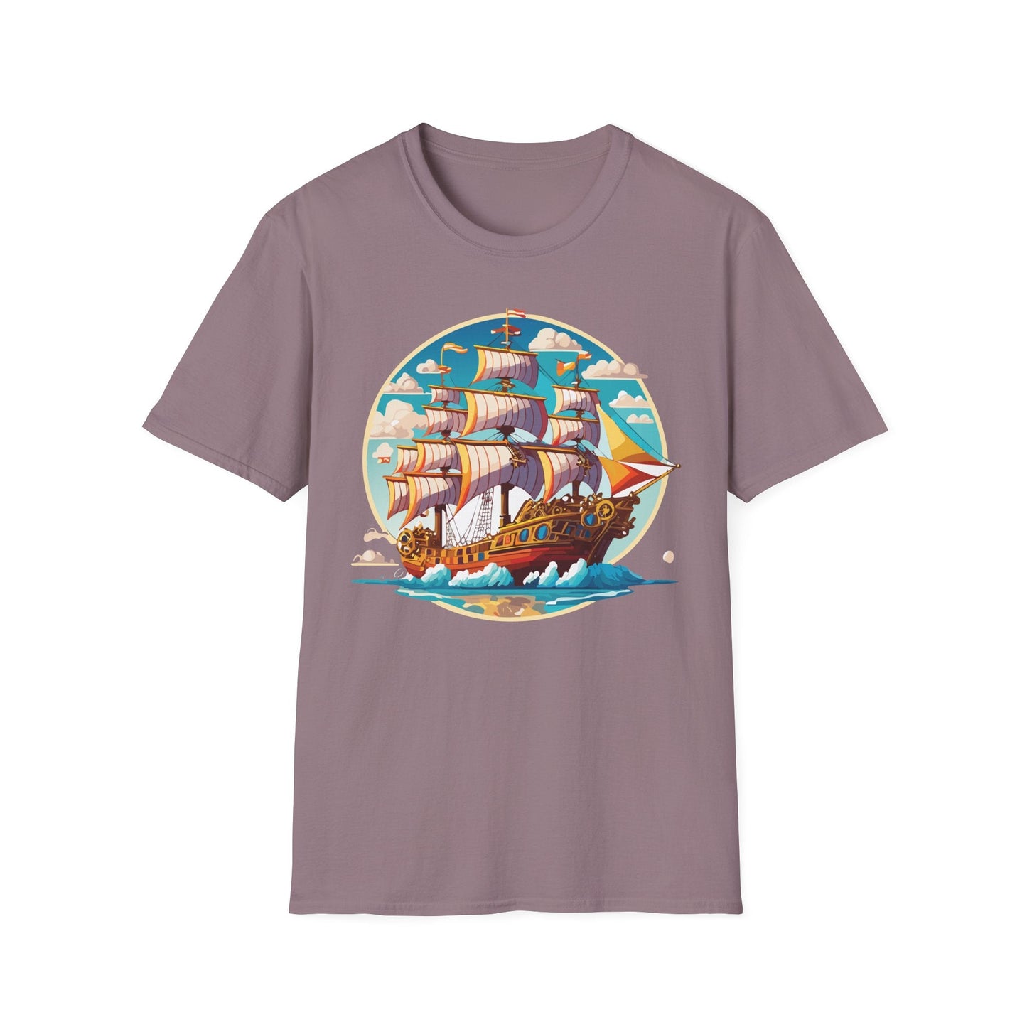 Ship T Shirts Frigate Tee Unisex Vessel Tee Shirt Gildan Softstyle 64000 Cotton Tee Classic
