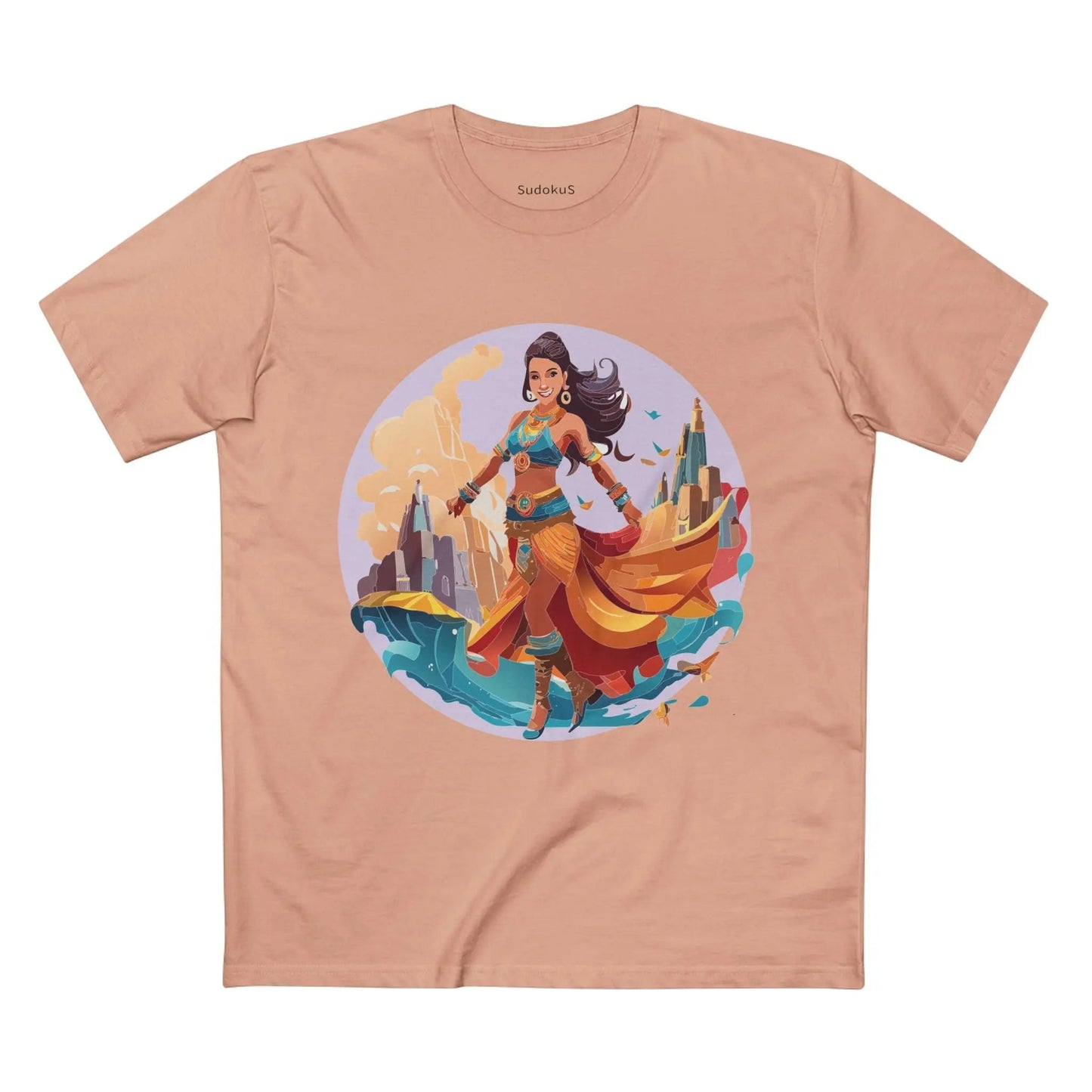 Dancer Graphic Unisex 100 Cotton Staple Tee 8