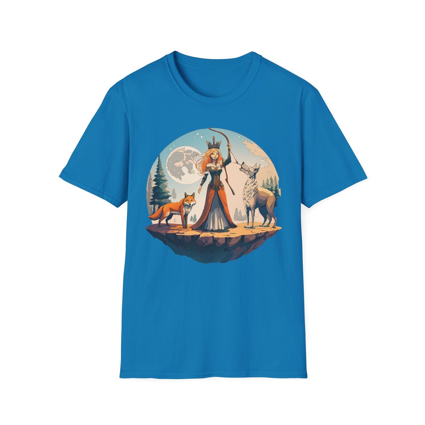 Womens Graphic T Shirts Art Design Shirt Softstyle Gildan 64000 Unisex Tee Ring Spun Cotton
