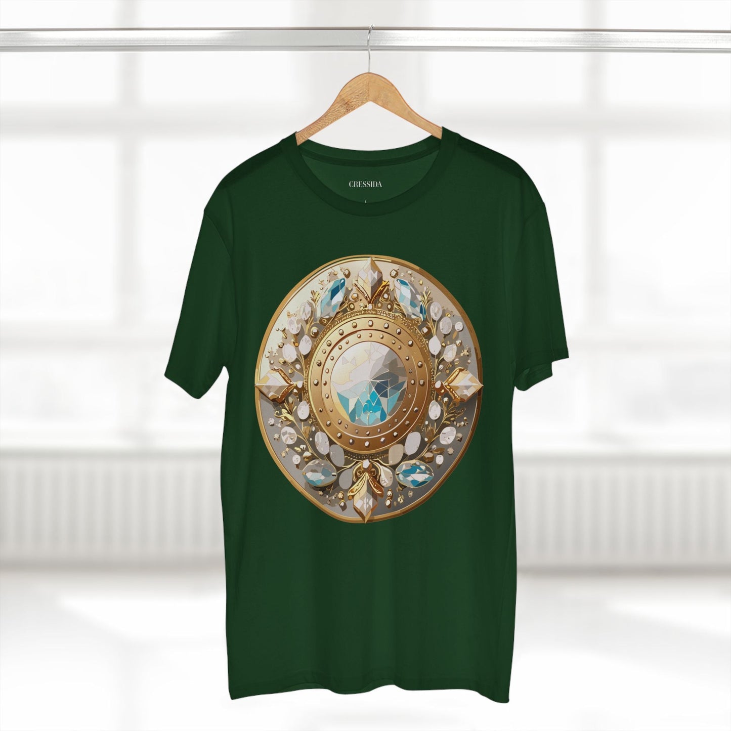 Medallion Graphic T-Shirt Unisex 100 Cotton With Gold Art Design Medal Tee 19