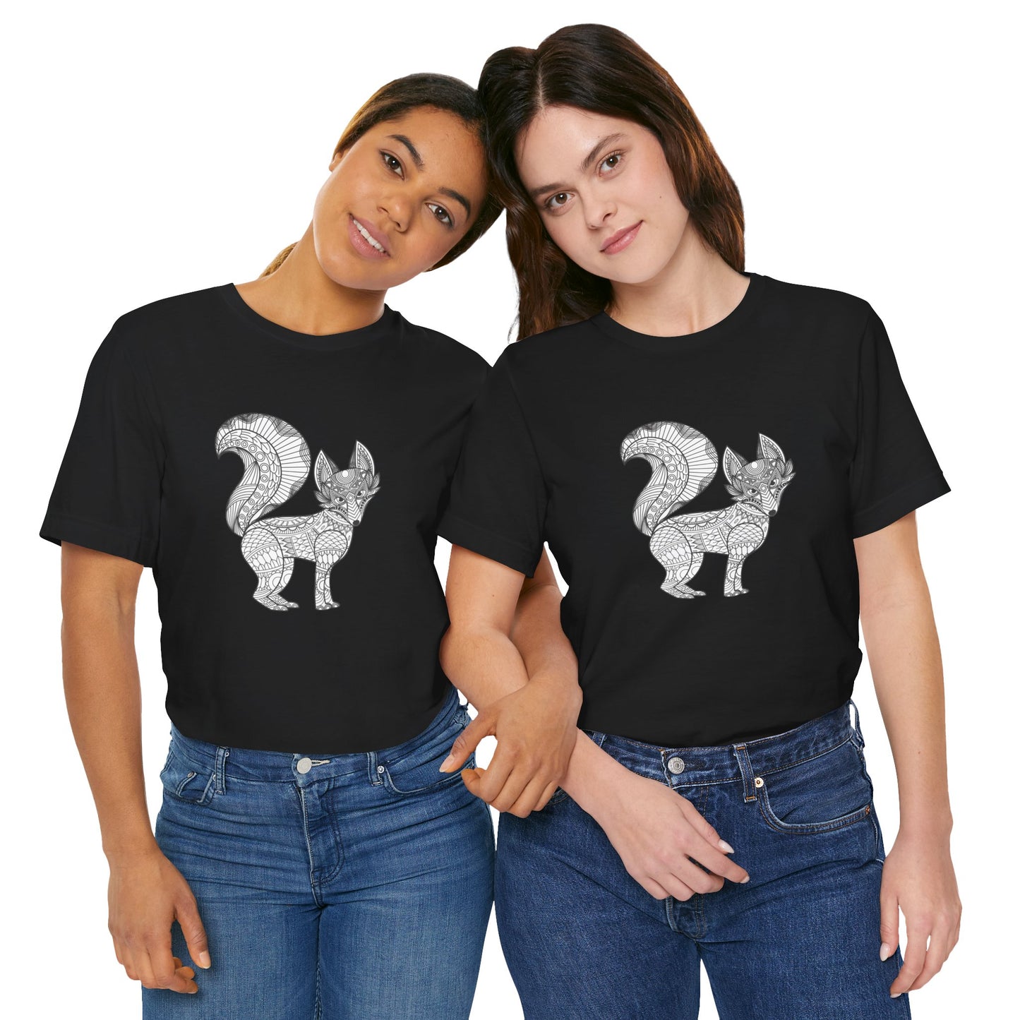 Unisex Tee Shirt with animals Print