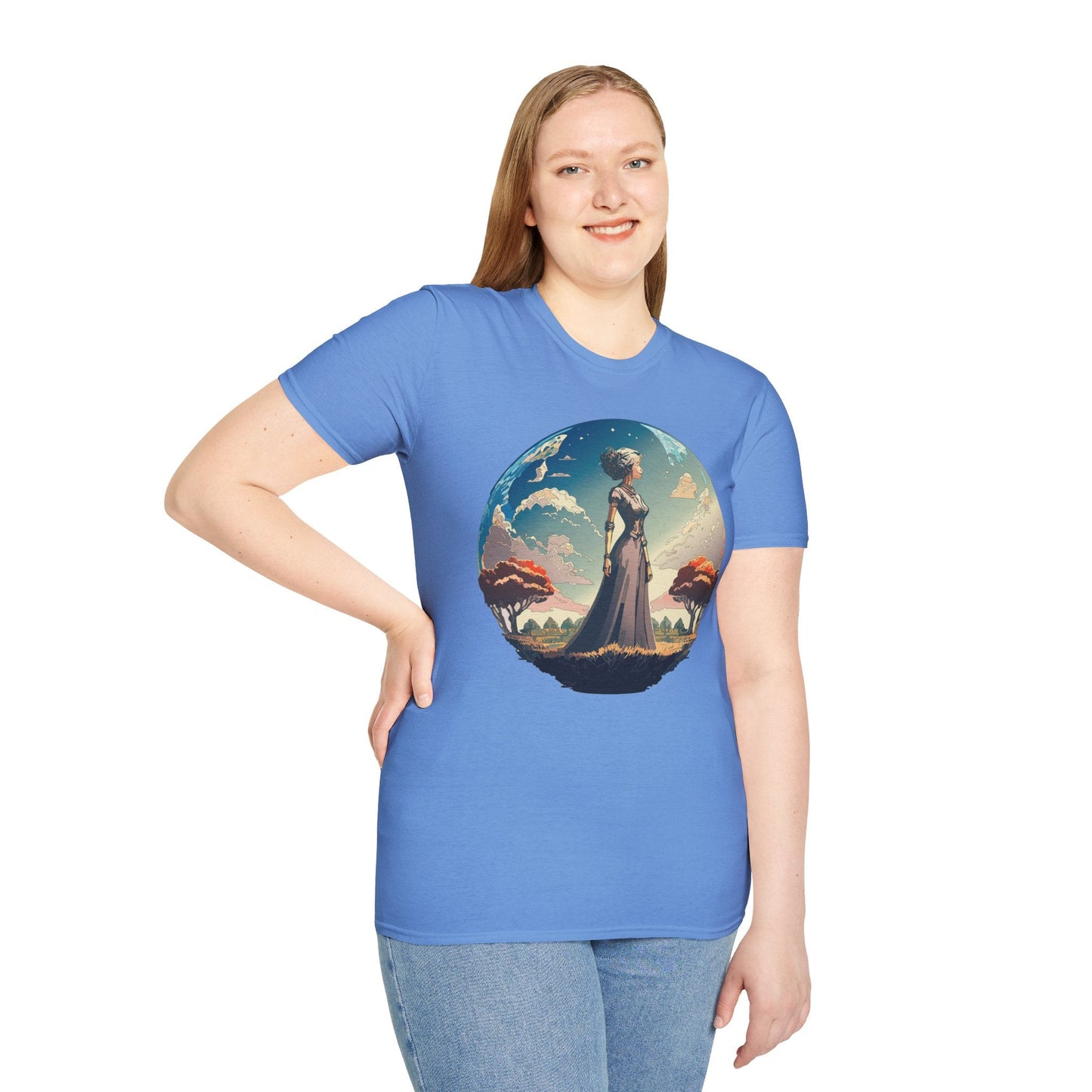 Womens Graphic T Shirt Art Design Tee Gildan Softstyle 64000 Unisex Cotton Short Sleeve