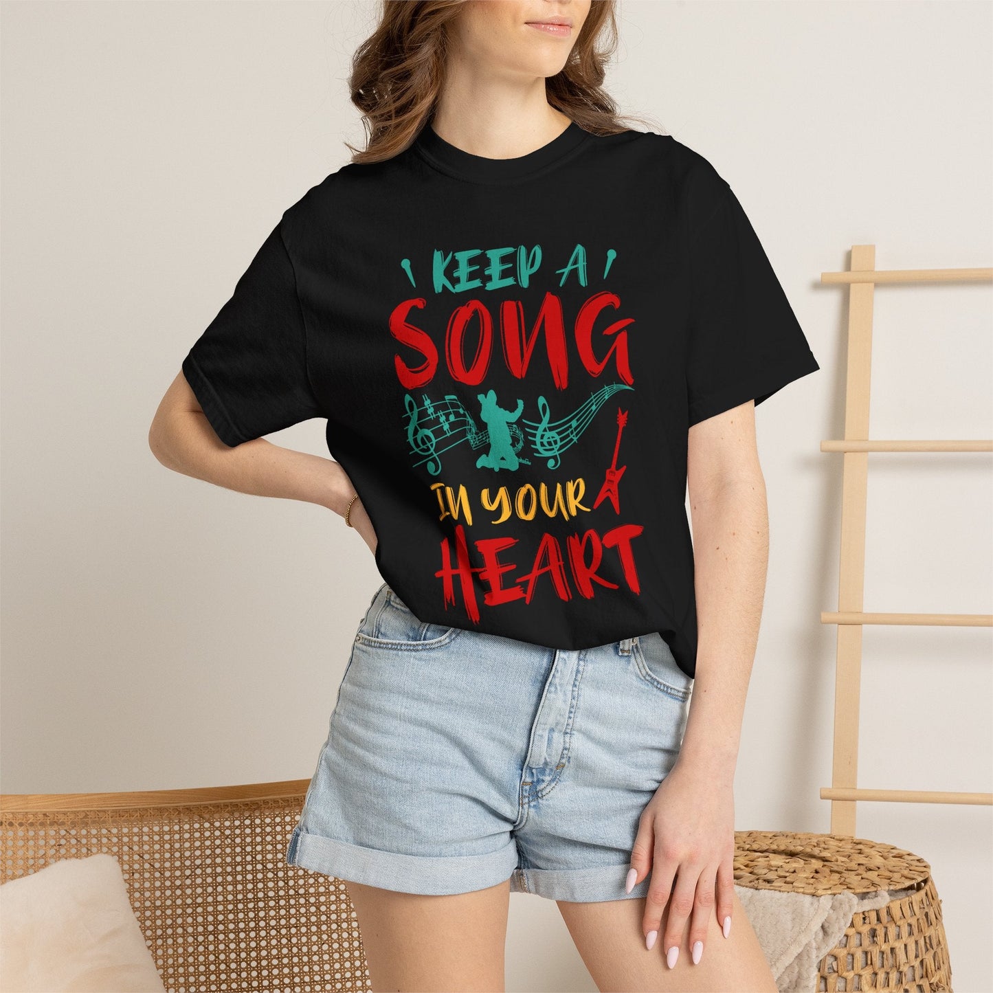 Music Graphic Design Unisex Cotton T-shirt 037