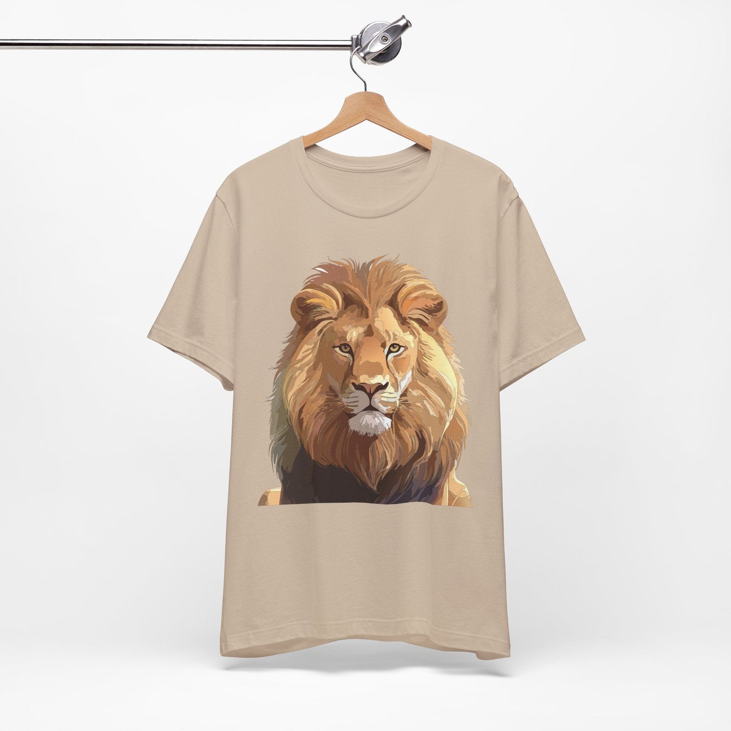 Unisex Animal Art Tee Shirt With Wild Animals Design Gildan 64000 Softstyle Cotton