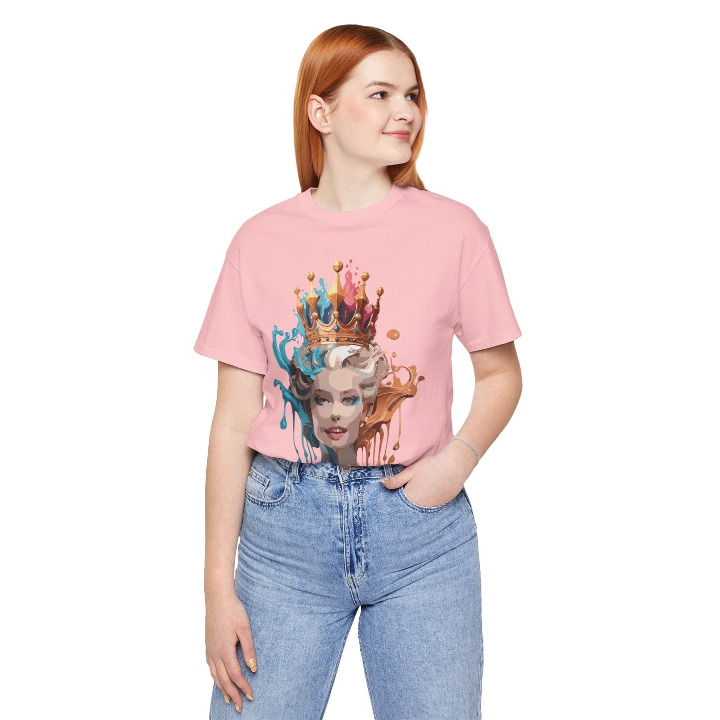 Queen Woman Portrait Graphic Unisex 100 Cotton Vintage Artwork Tee 28
