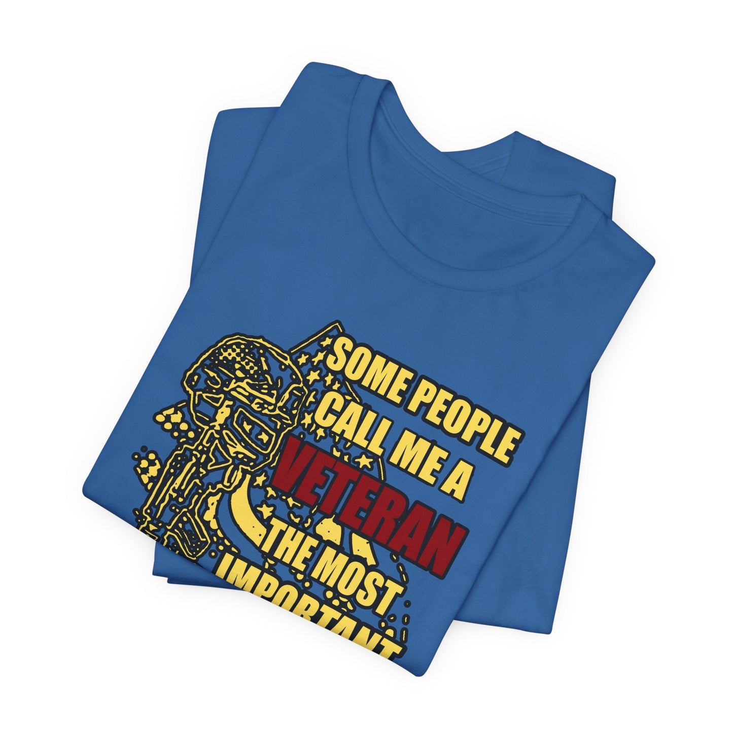 Army Veteran Patriotic Graphic Design Unisex Cotton T-Shirt v58
