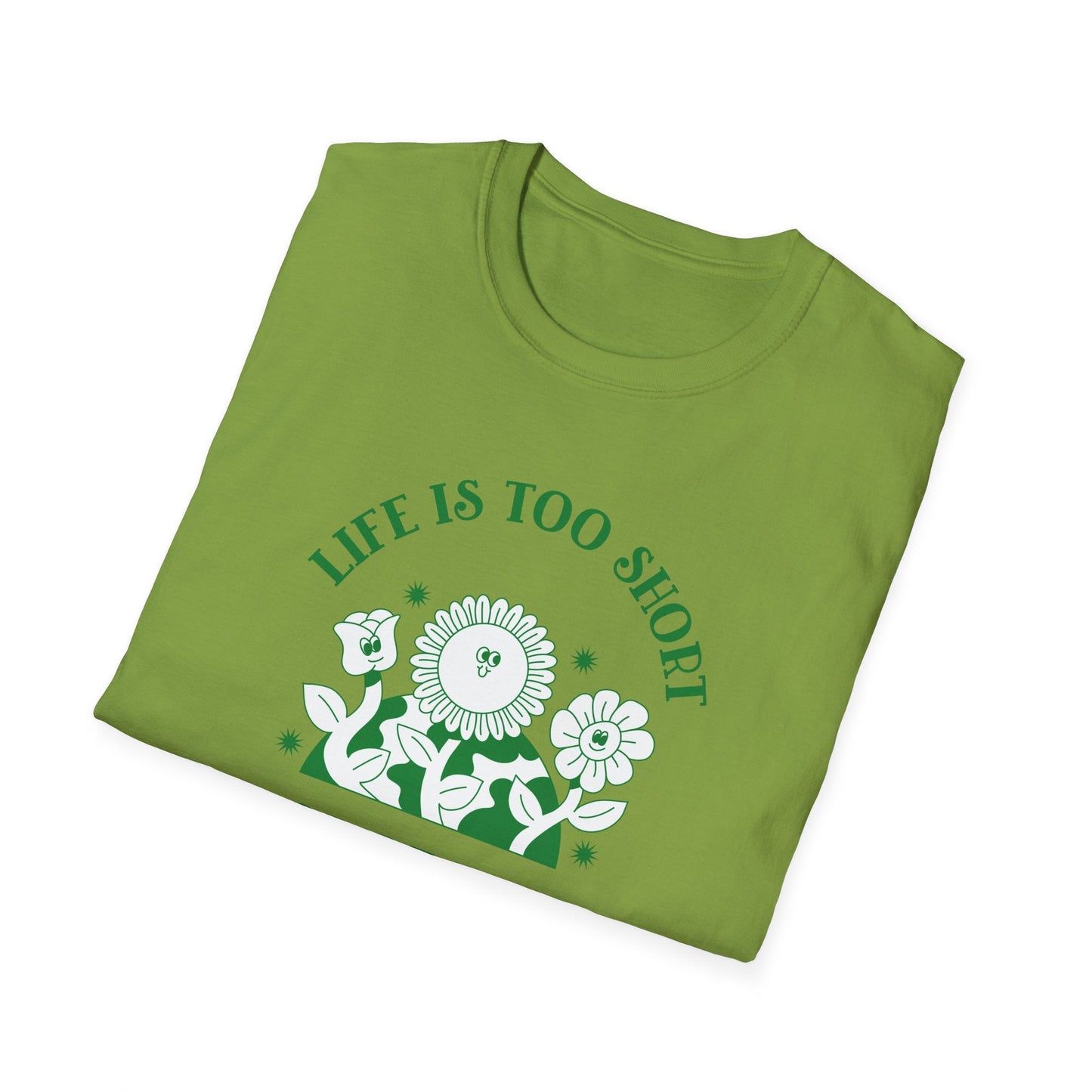 Positive Slogan T Shirts With Positive Words Tee Shirt Good Quotes Unisex Gildan Softstyle 64000 100 Percent Cotton