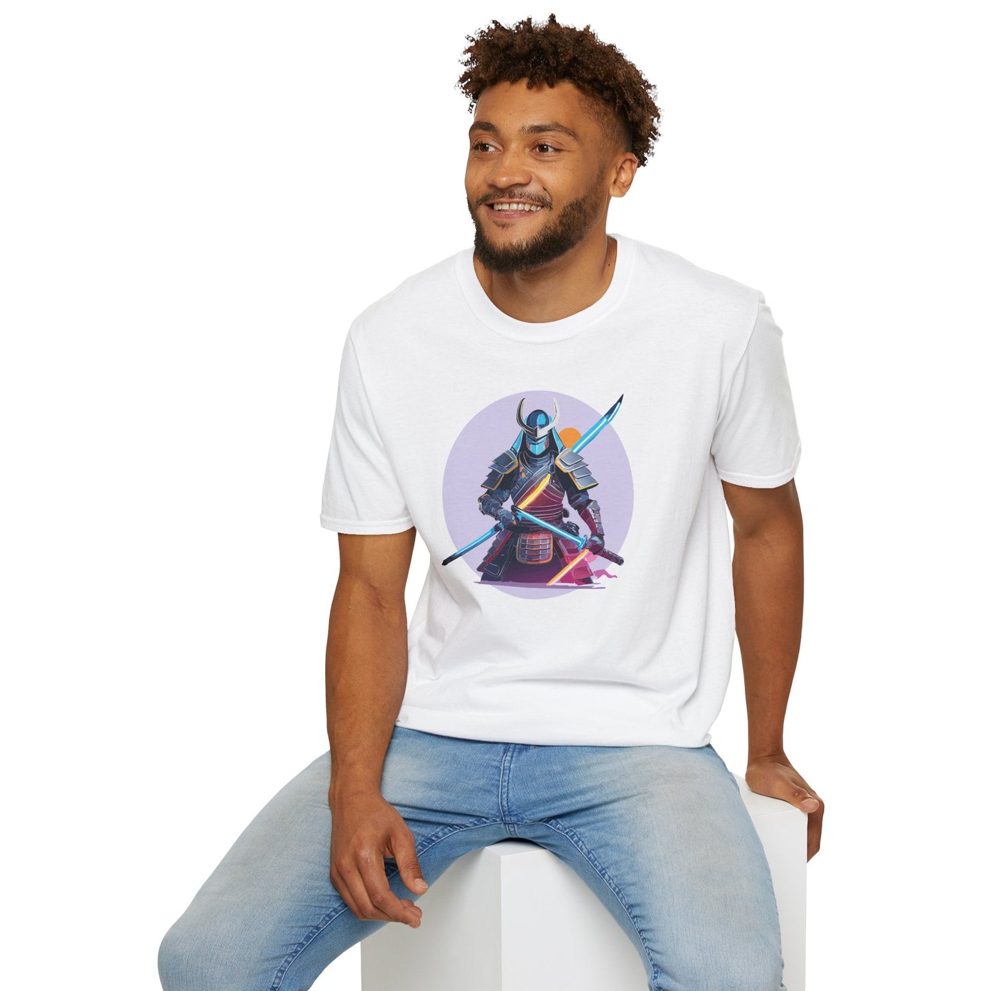 Samurai Shirt Unisex Gildan Softstyle Tee 100 Percent Cotton Lightweight Comfort
