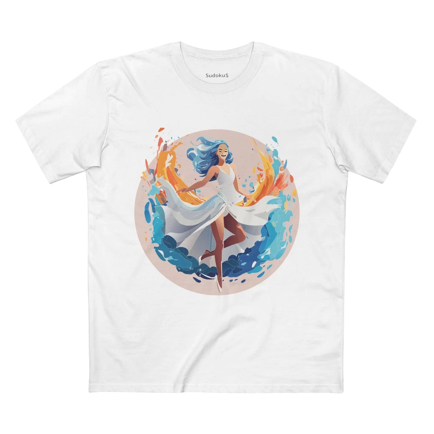 Dancer Graphic Unisex 100 Cotton Staple Tee 1