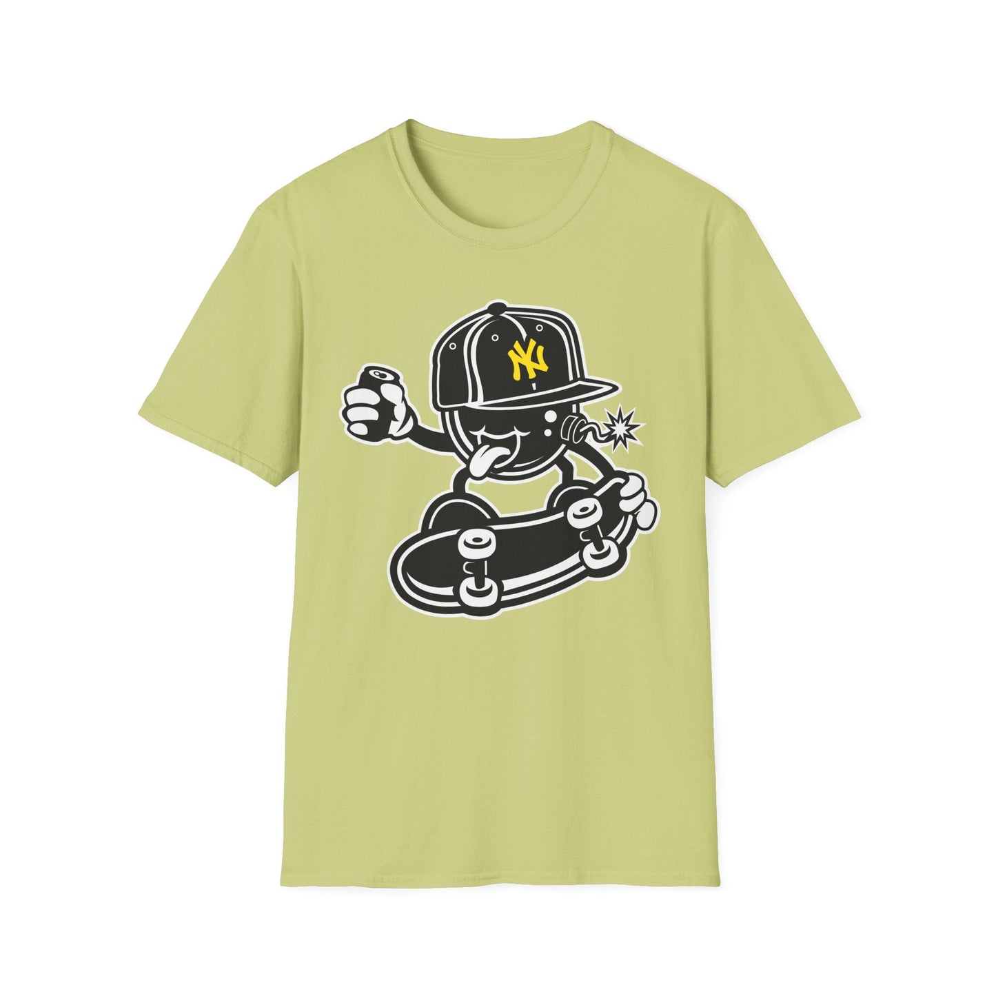 Cartoon T Shirt Animation Tee Funny Unisex Gildan Softstyle 64000 Cotton Breathable Lightweight Tee