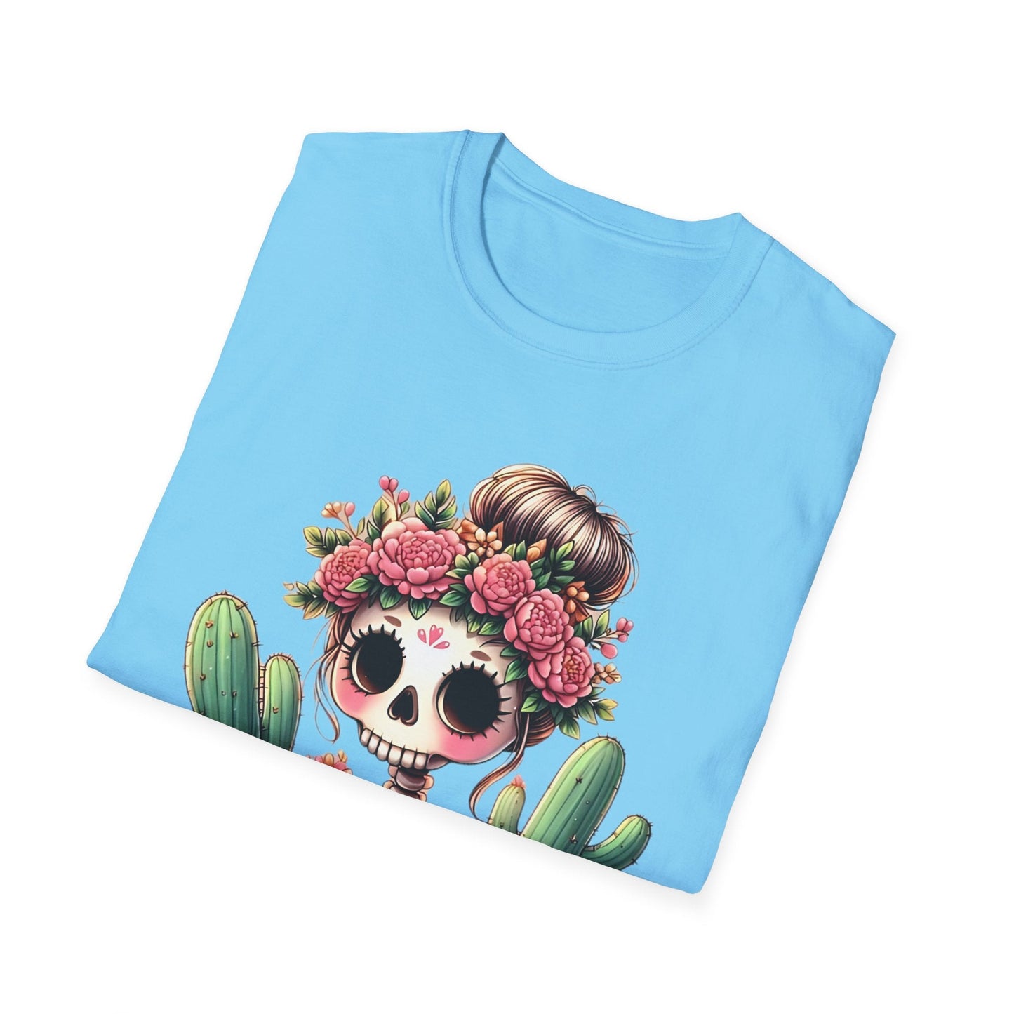 Skull Graphic Unisex Cotton T-shirt with Skeleton Artwork Design 15