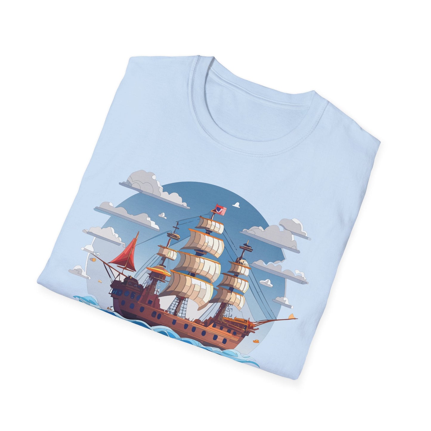 Ship T Shirts Frigate T Shirts Vessel Tee Shirt Unisex Softstyle Cotton Tee Gildan 64000