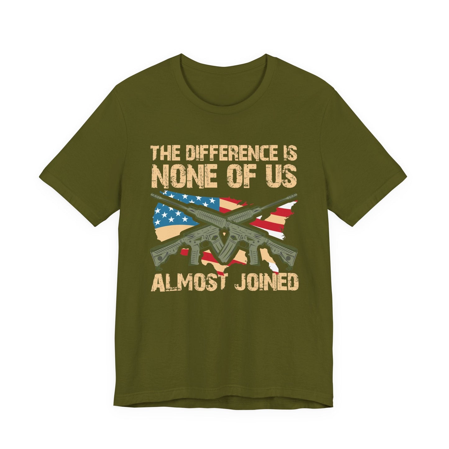 Army Veteran Patriotic Graphic Design Unisex Cotton T-Shirt v18