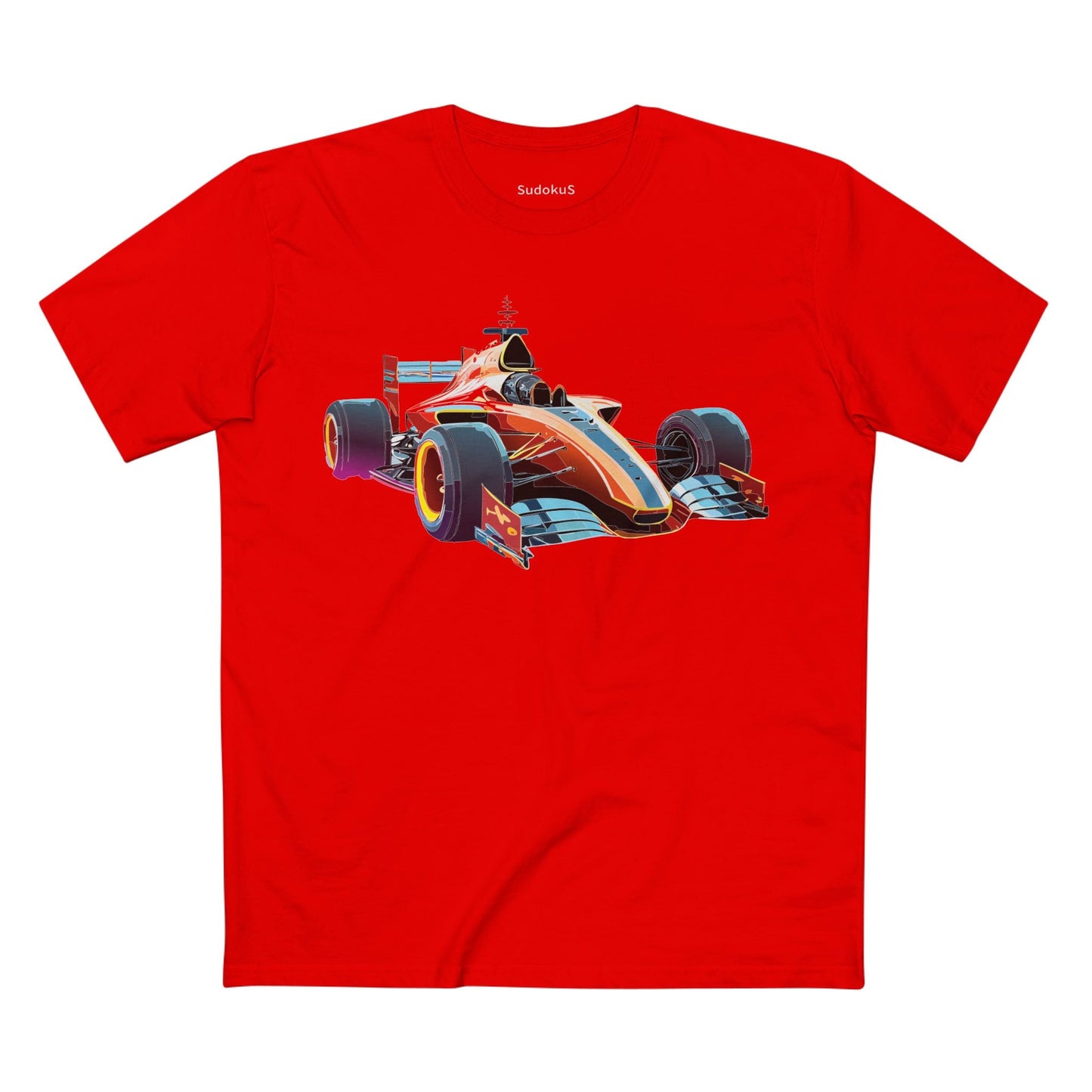 Car Graphic Unisex 100 Cotton Staple Tee 10