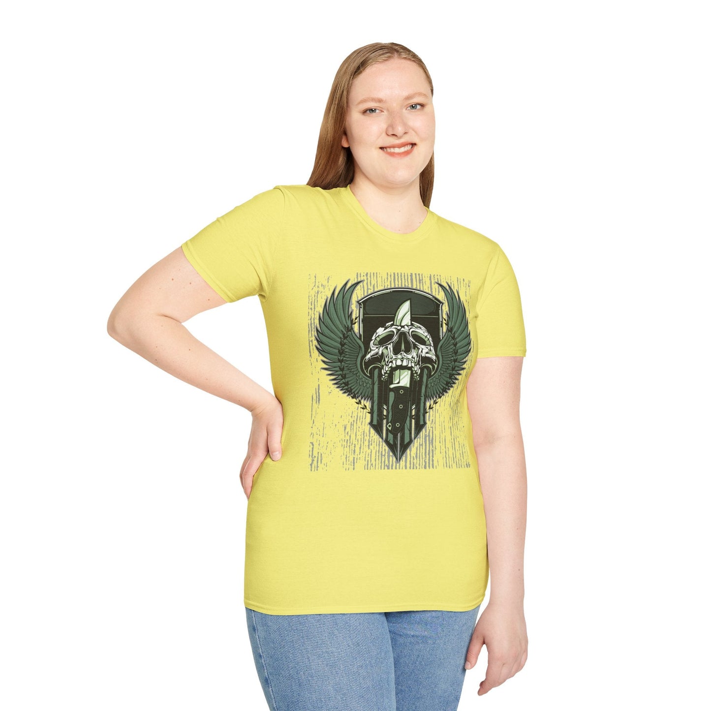 Art Graphic T Shirt Unisex Softstyle Gildan 64000 Cotton Tee With Graphic Design