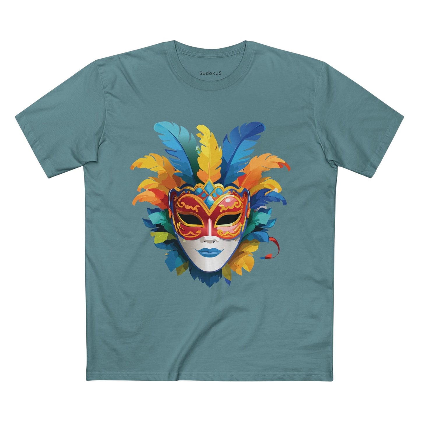Mask Graphic Unisex 100 Cotton Staple Tee 35