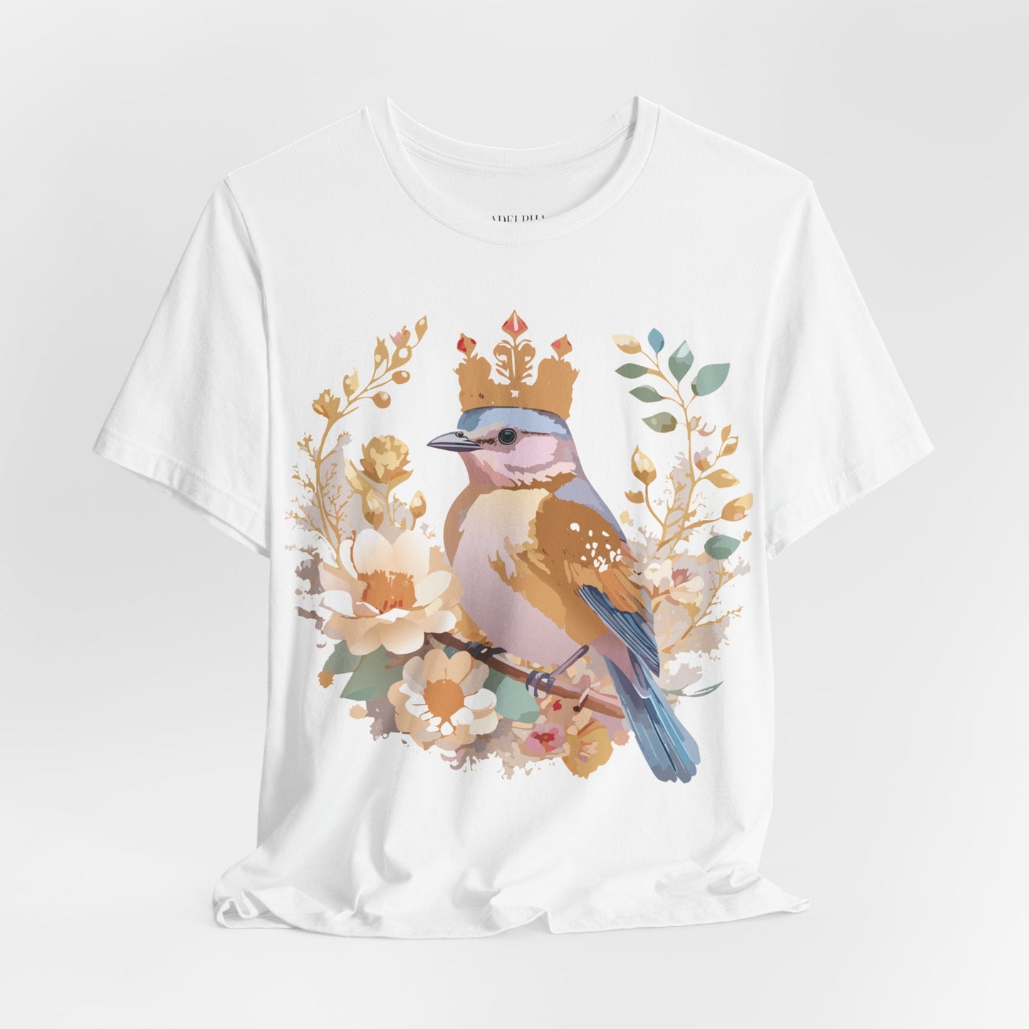 Medallion Graphic Unisex 100 Cotton Vintage Animal Medal Artwork Tee 19